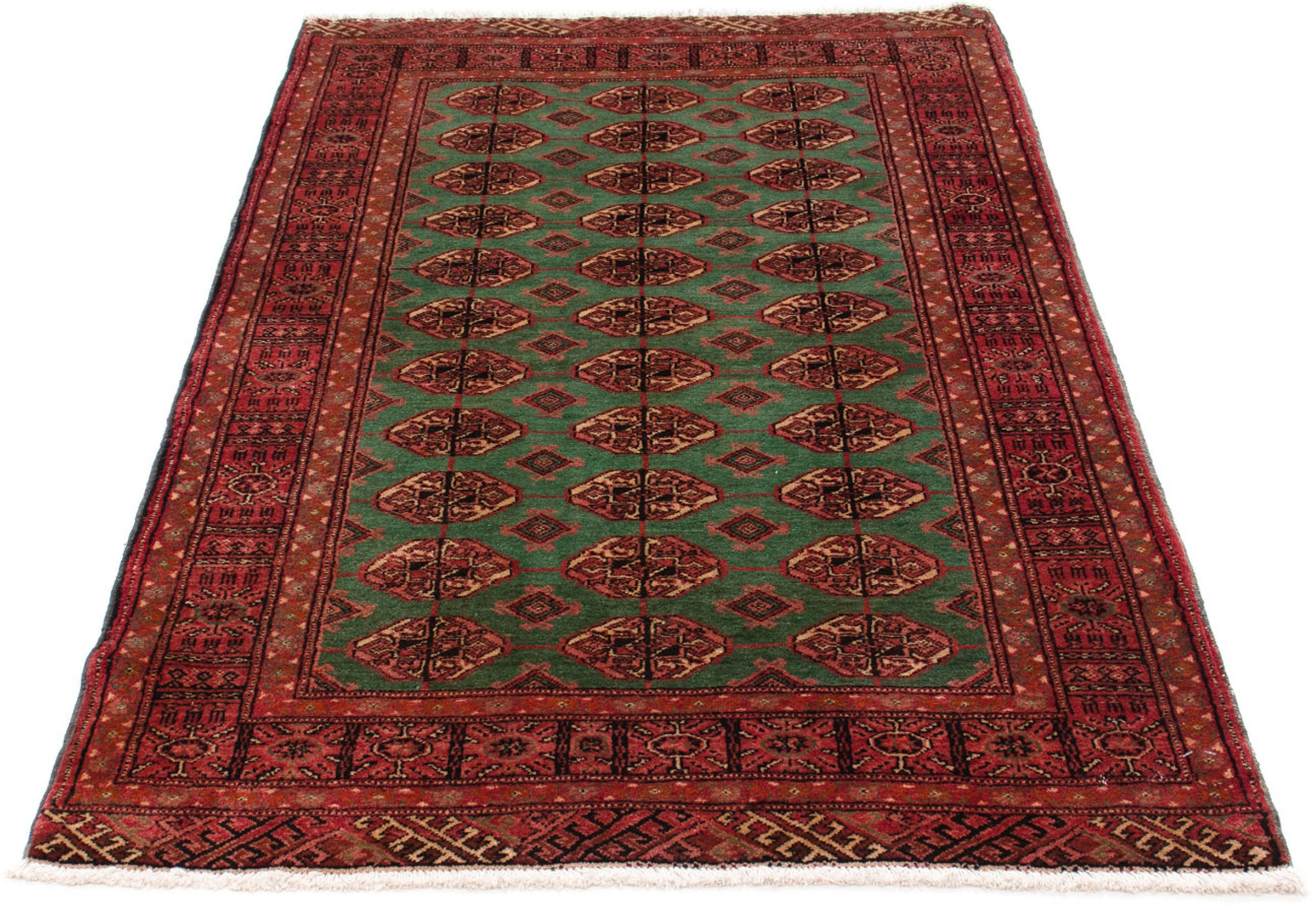 Image of morgenland Orientteppich »Belutsch - 171 x 100 cm - grün«, rechteckig, 8 mm Höhe, Wohnzimmer, Handgeknüpft, Einzelstück mit Zertifikat bei Ackermann Versand Schweiz