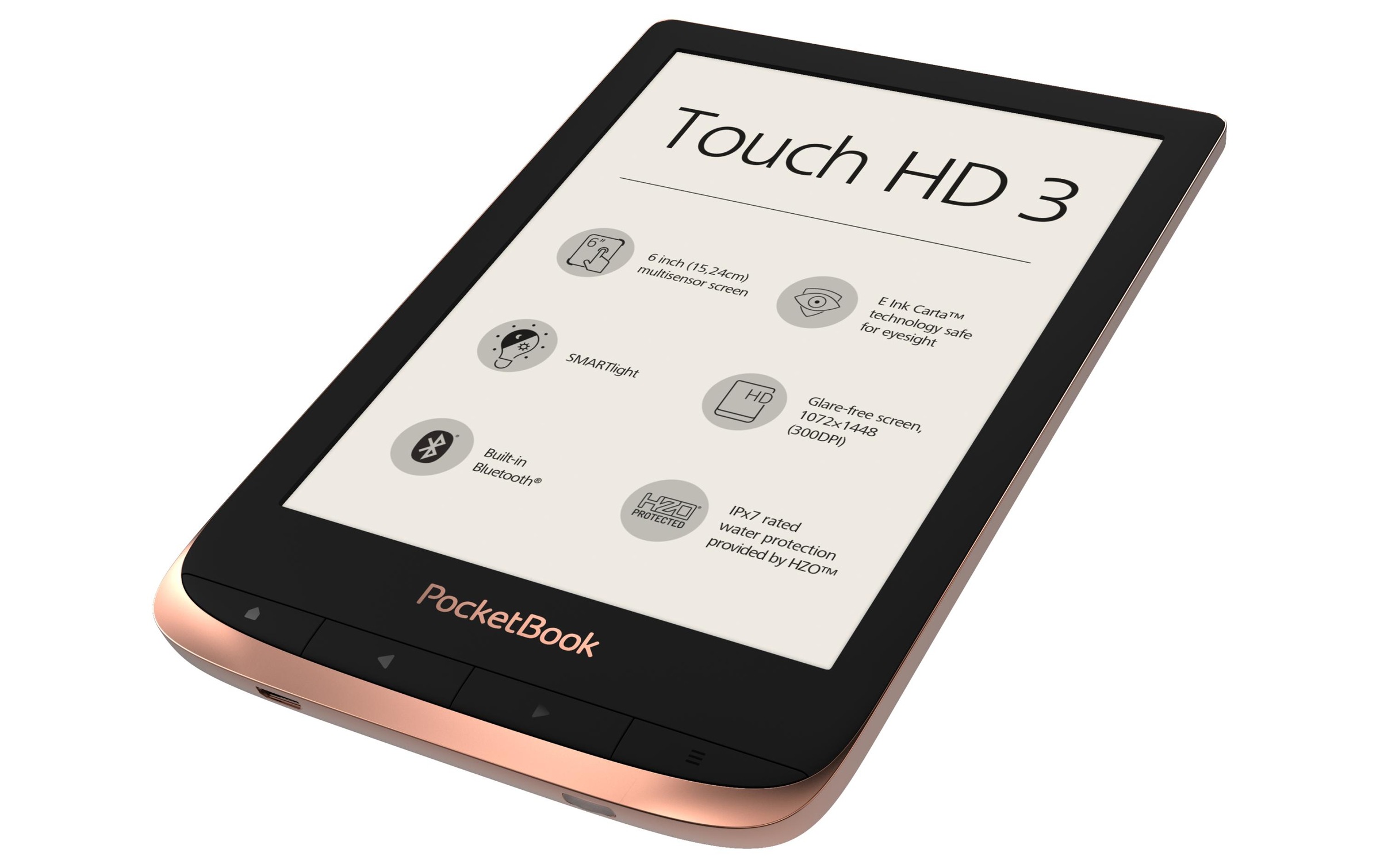 PocketBook E-Book »Reader Touch HD 3«, (15,24 cm / 6 Zoll),)