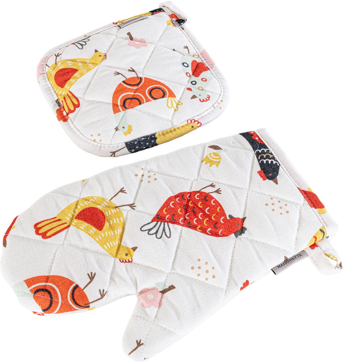 Image of Egeria Topflappen "Küchen Set Chick"