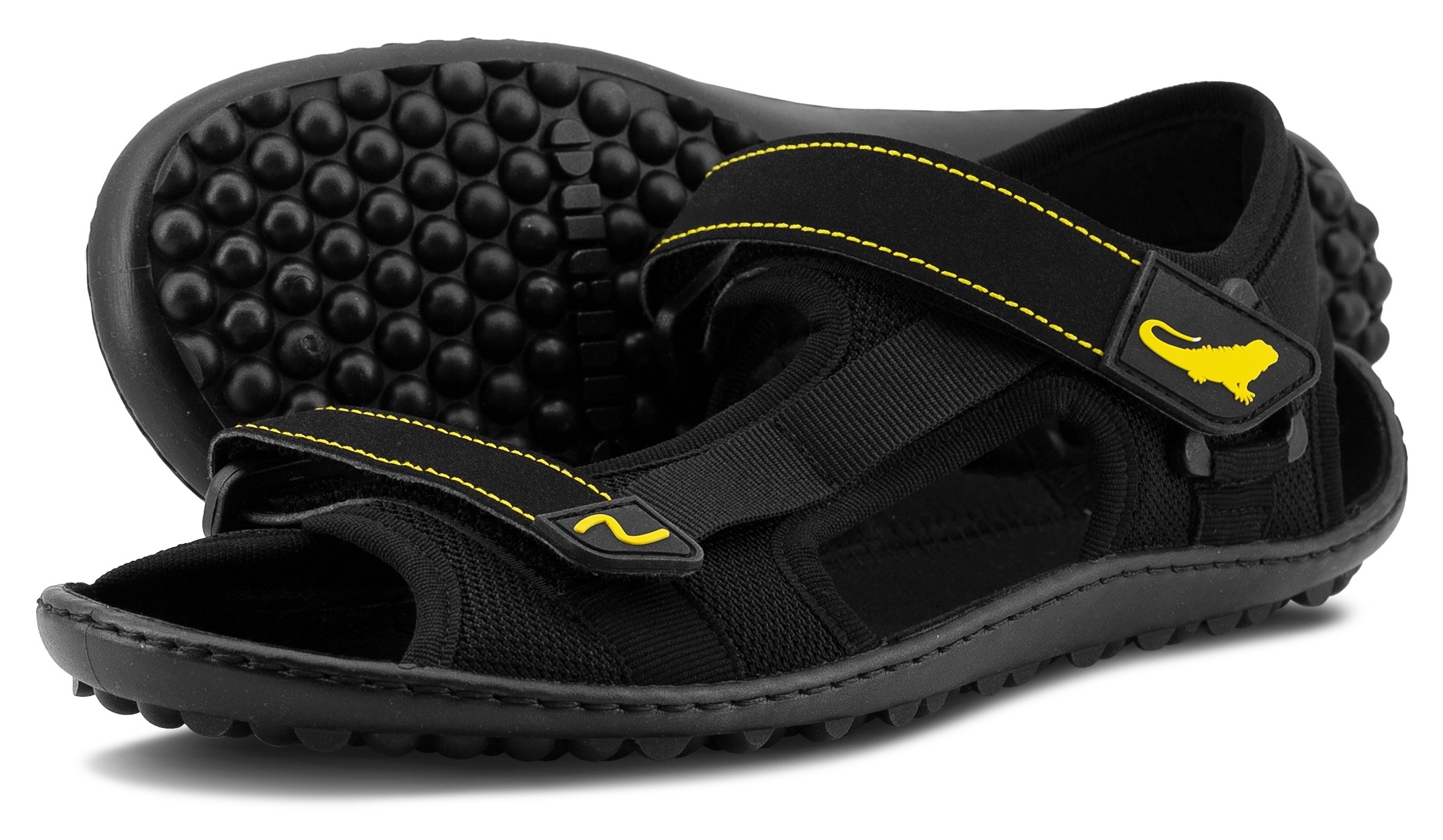 Leguano Chaussures pieds nus  , Sommerschuh, Sandale, mit praktischen Klettverschlüssen