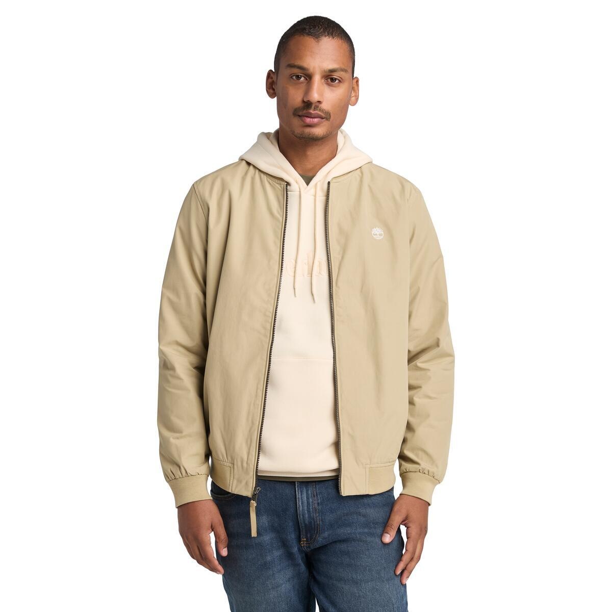 Image of Timberland Bomberjacke für Erwachsene, mit Reissverschluss, aus Polyester und Baumwolle