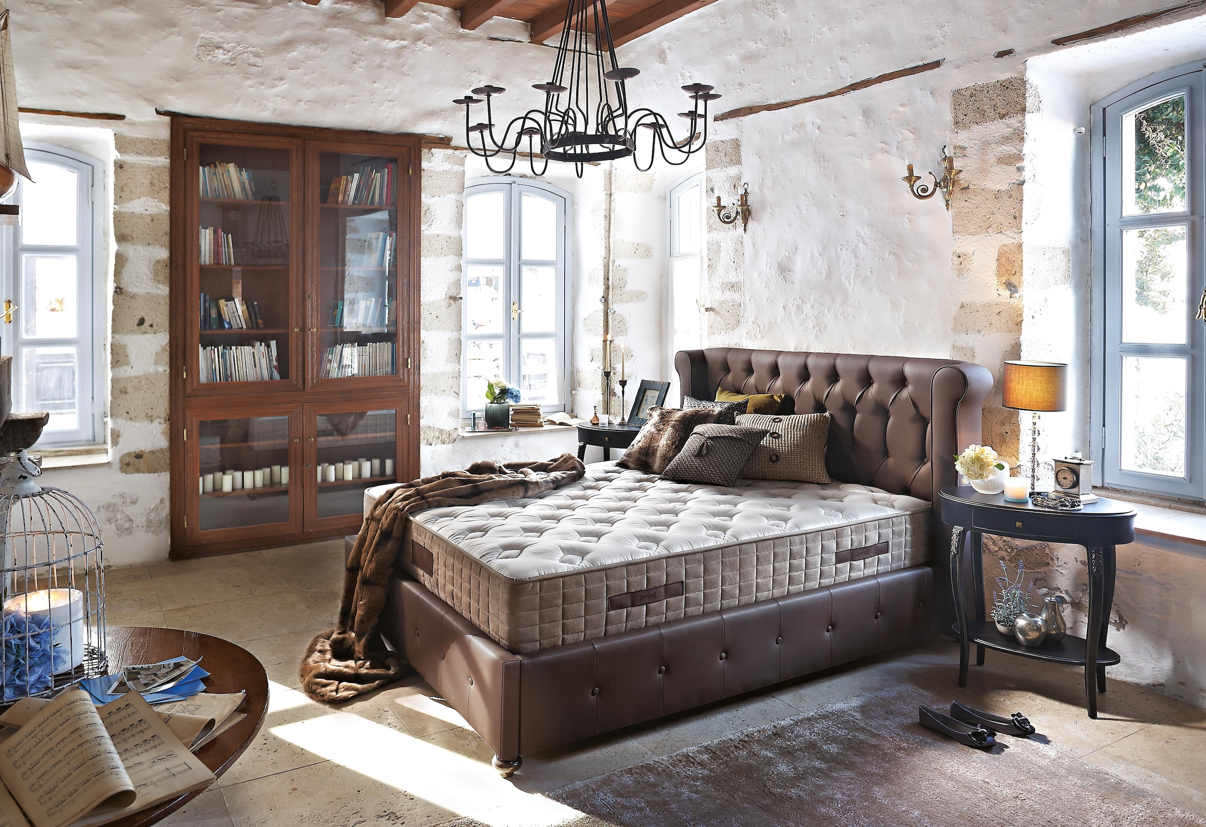 Yatas Bedding Bonnellfederkernmatratze »Majestät Luxus, Matratze 90x200, 140x200 cm & weitere Grössen«, 30 cm hoch, 207 Federn, (1 St.), H3, wendbar, ergonomisch, atmungsaktiv