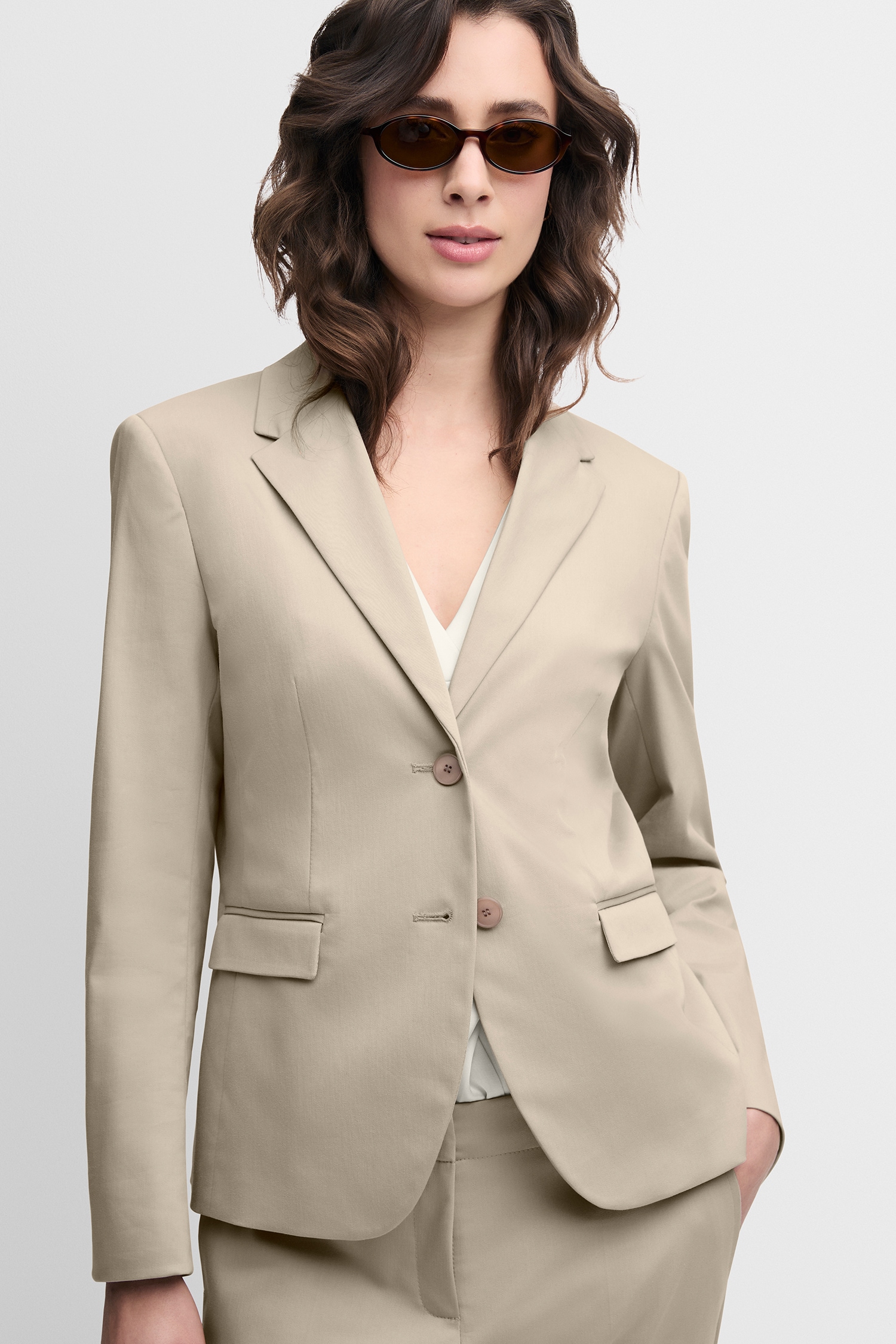 Image of Cinque Jackenblazer "CILARNI" Reverskragen, Slim-Fit, Pattentaschen