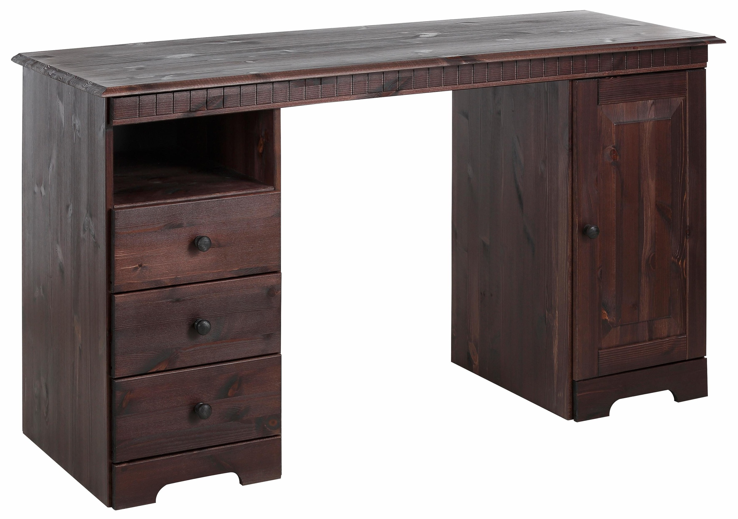 Image of Home affaire Schreibtisch »Lisa«, aus Massivholz, in verschiedenen Farbvarianten, Breite 140 cm bei Ackermann Versand Schweiz