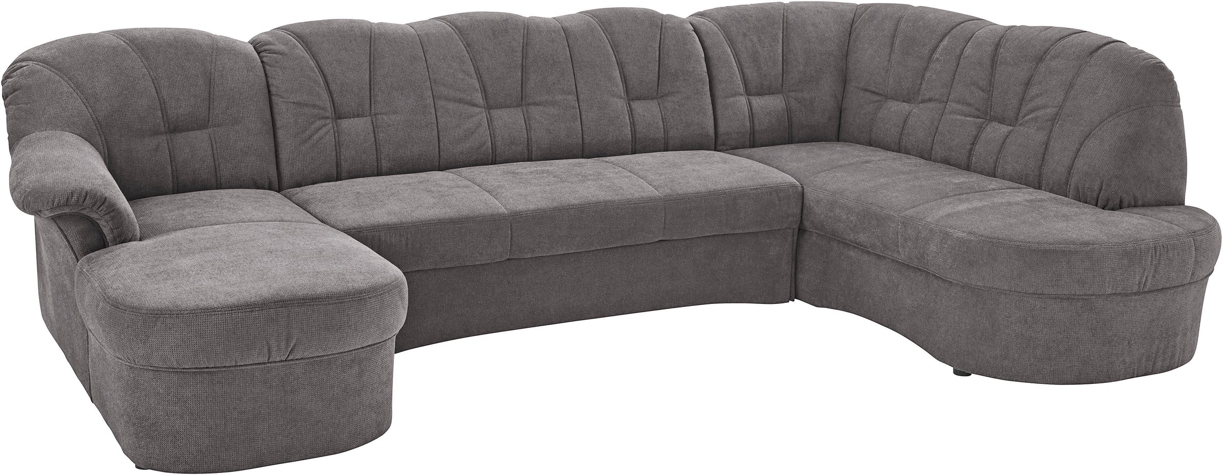 DOMO collection Wohnlandschaft »Papenburg U-Form«, in grosser Farbvielfalt, wahlweise Bettfunktion, frei im Raum stellbar