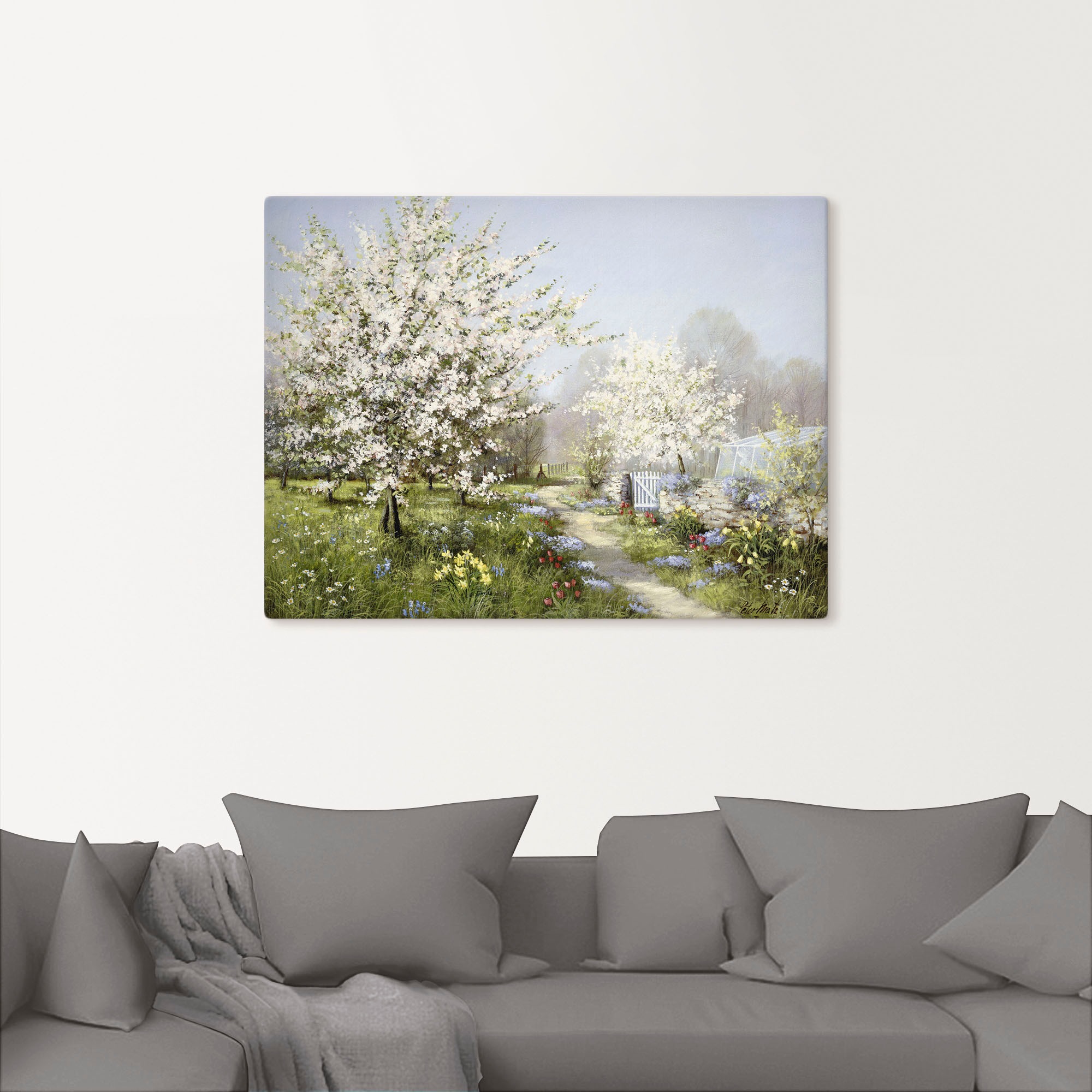 Artland Wandbild »Frühlingsblüten«, Wiesen & Bäume, (1 St.), als Leinwandbild, Poster, Wandaufkleber in verschied. Grössen