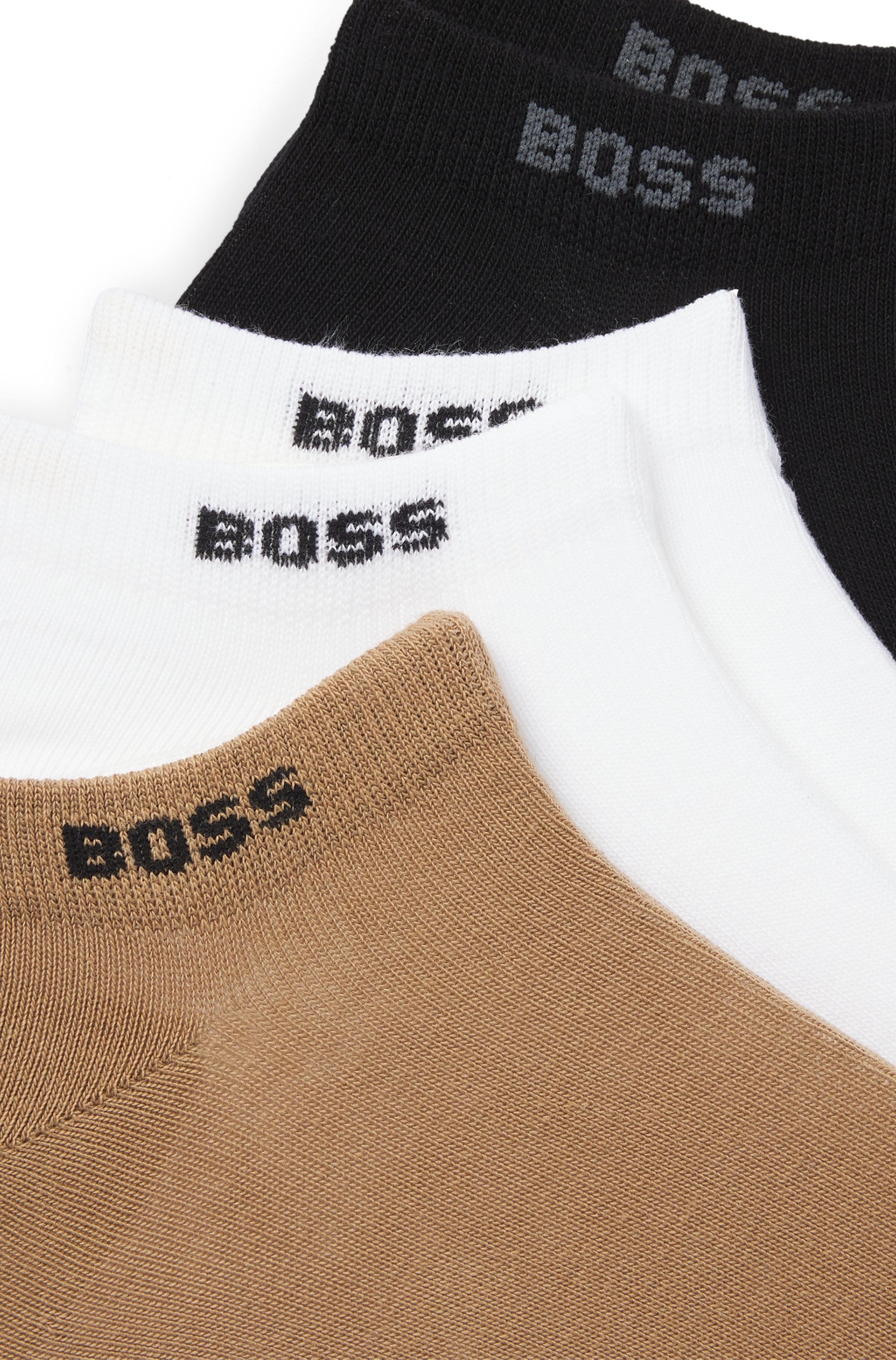 BOSS Chaussettes de baskets »5P AS Uni CC« Paquet, 5 Couple tlg. avec label BOSS