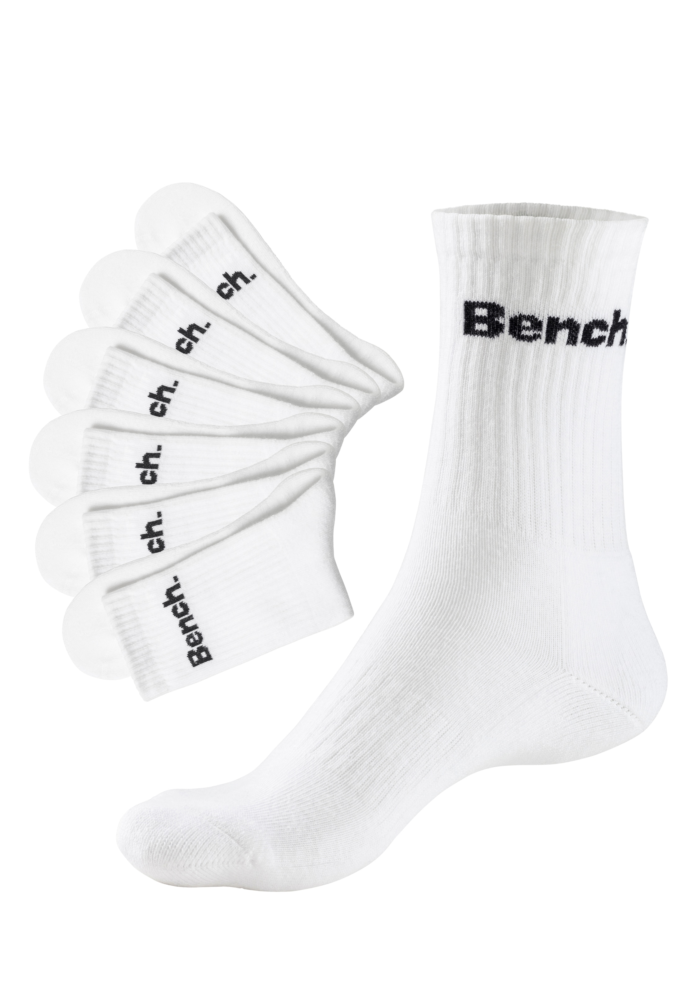 Bench. Tennissocken, (Packung, 6 Paar), mit Fuss Polsterung