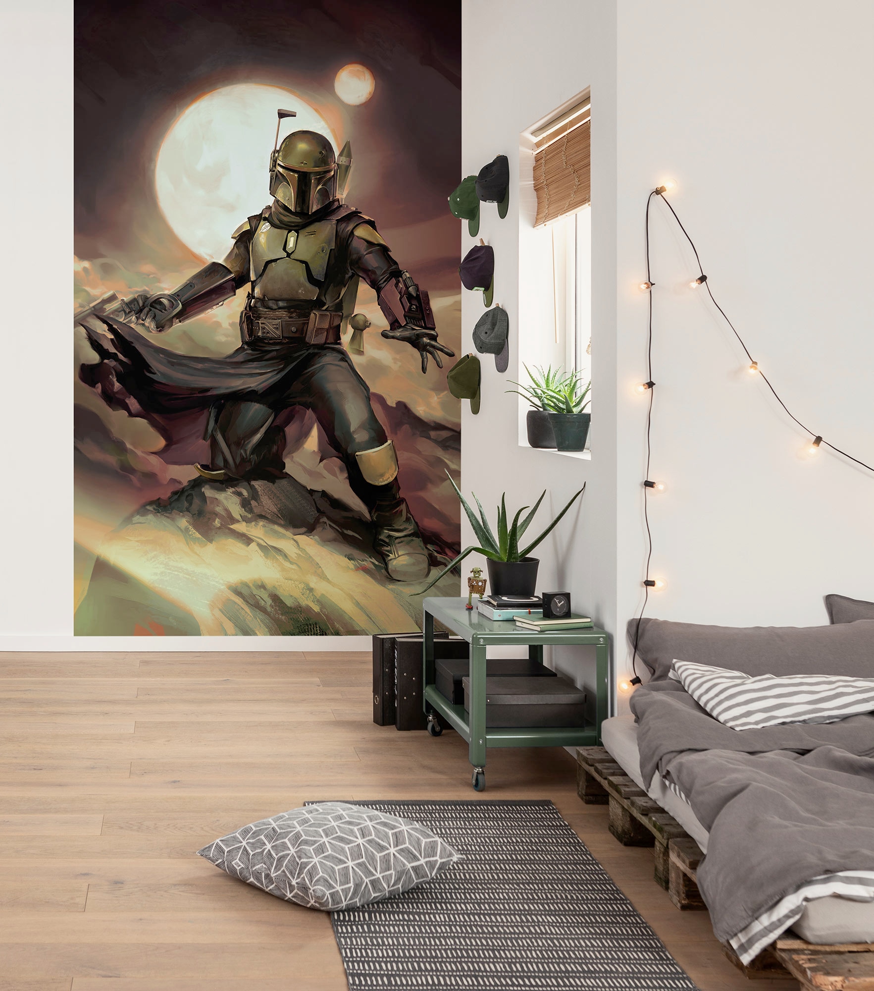 Image of Komar Kindertapete "Star Wars Boba Fett Epic" bedruckt glatt