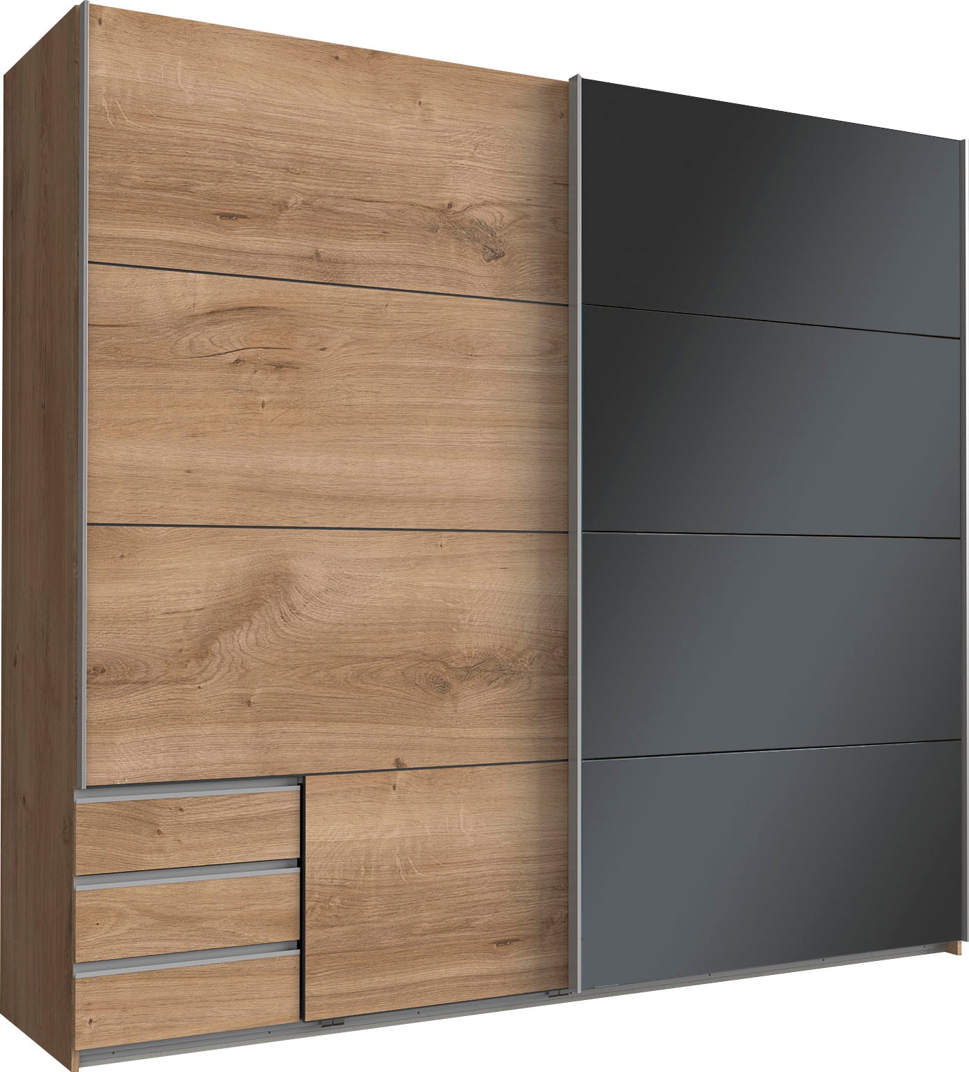 Image of Wimex Schwebetürenschrank »Valencia«, mit Glaselementen und Schubkästen bei Ackermann Versand Schweiz