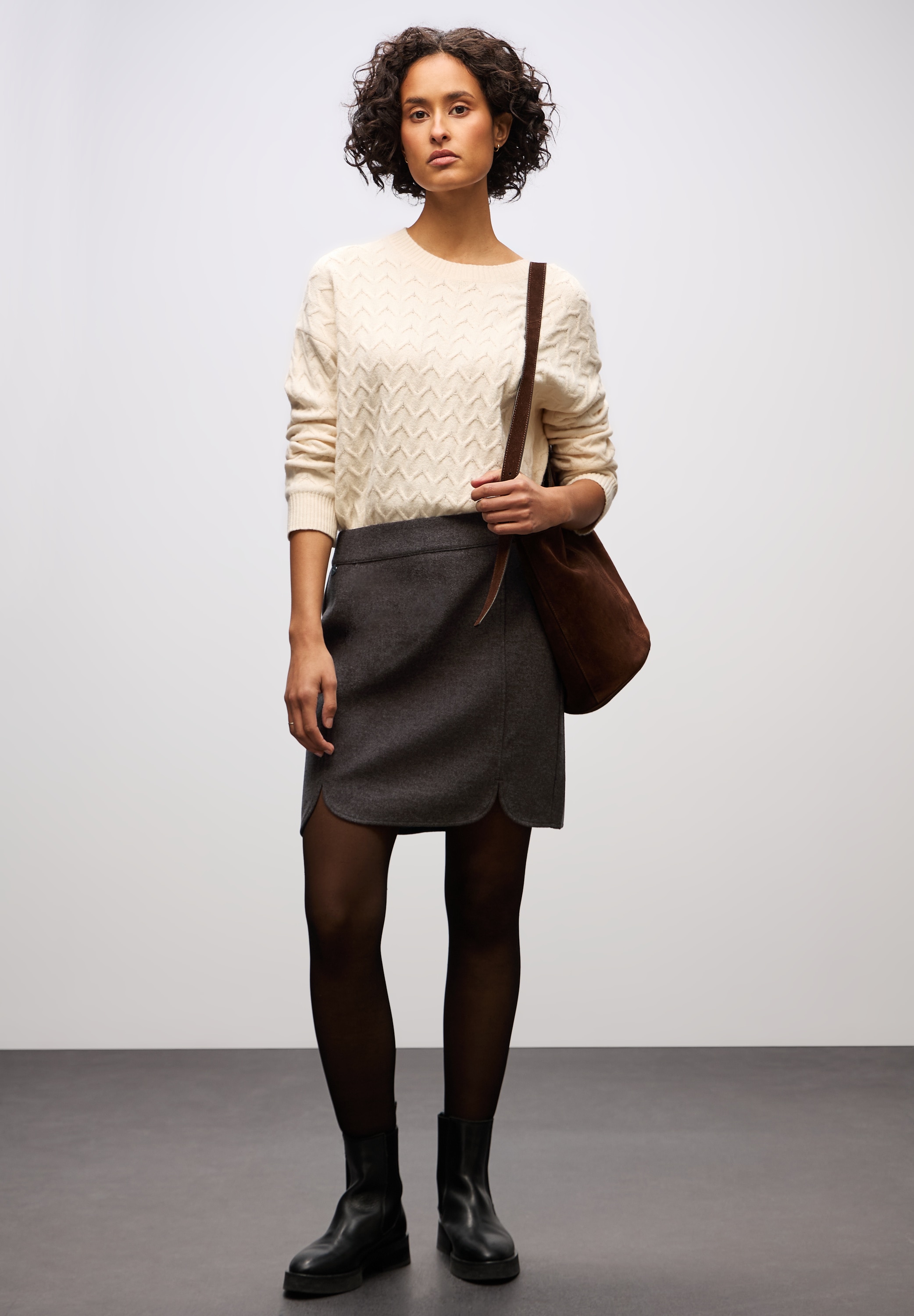 STREET ONE Minijupe »Style Maja« mit Seitenschlitzen