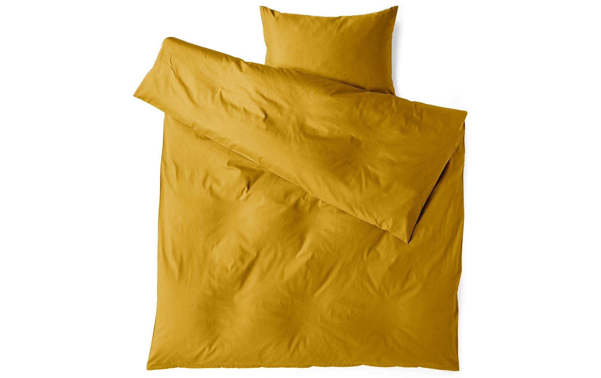 Image of Divina Kissenbezug »Mako Satin Uni Curry«, (1 St.) bei Ackermann Versand Schweiz