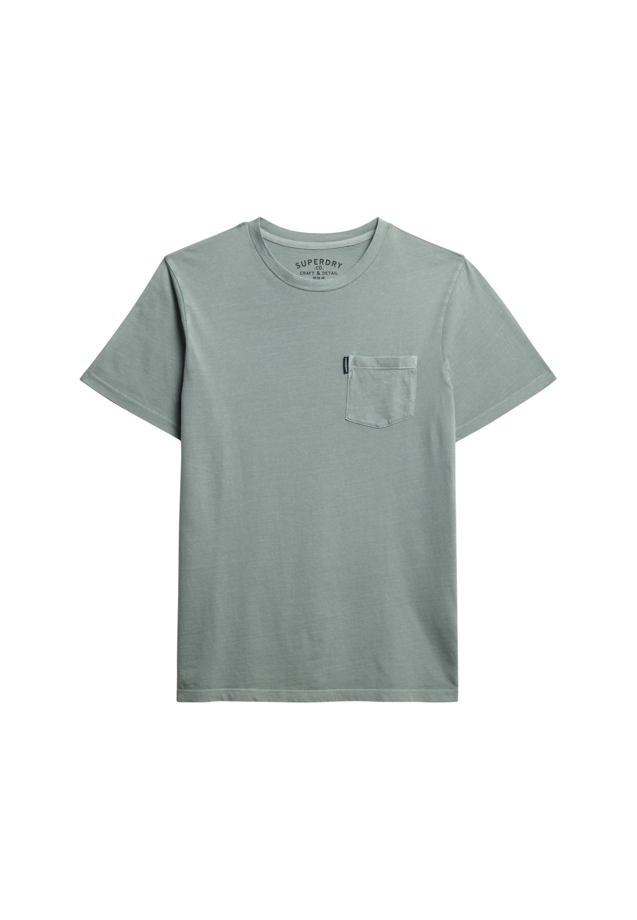 Superdry Shirt à col rond »CLASSIC ESSENTIAL POCKET TEE« mit stylischer, aufgesetzter Brusttasche