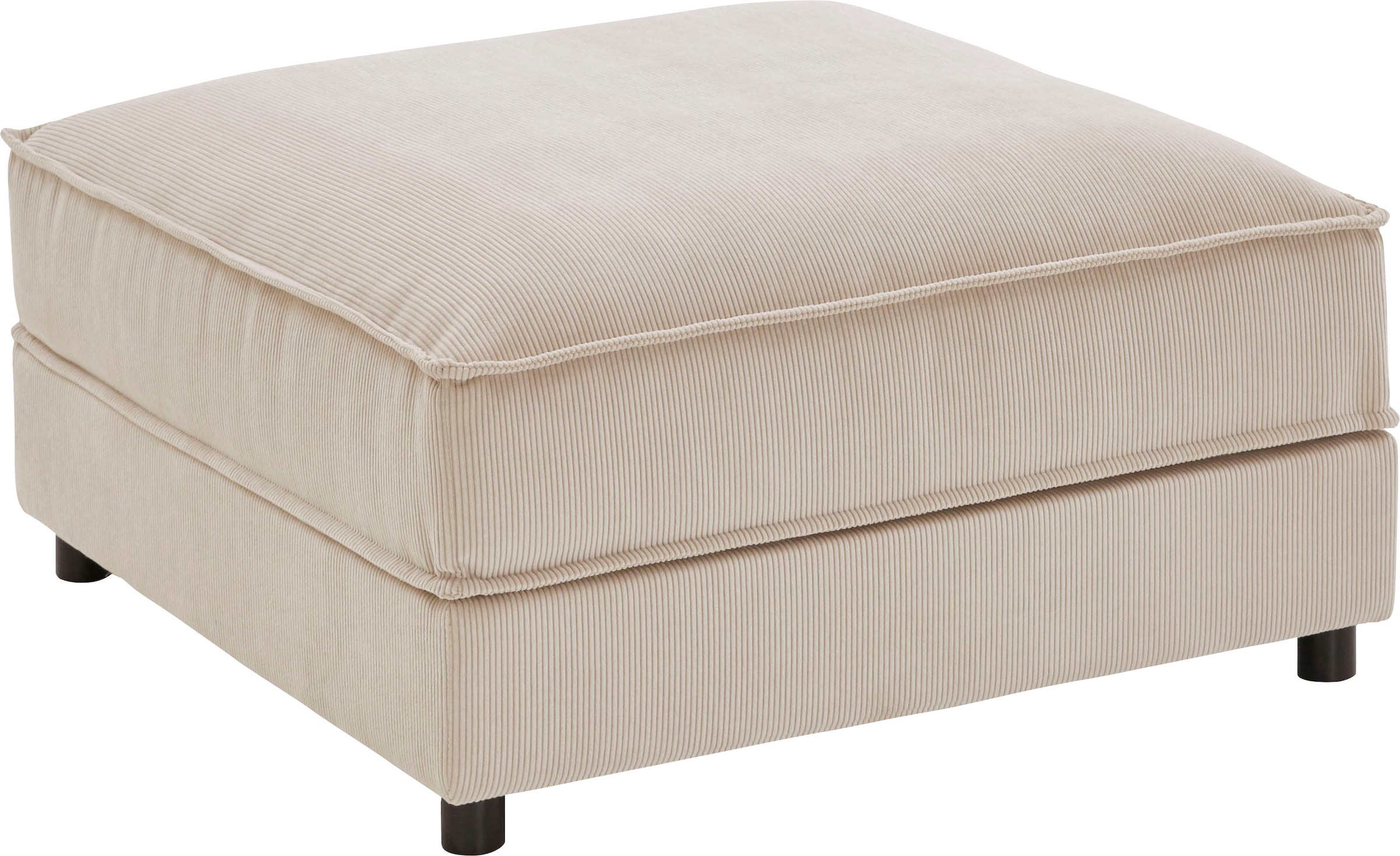 Image of ATLANTIC home collection Hocker "Valan" mit Cord-Bezug, frei stellbar