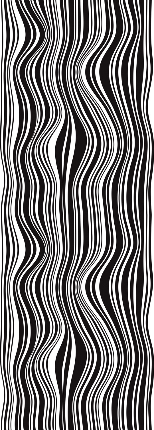 Image of queence Vinyltapete "Dave" Farbverlauf abstrakt bedruckt gemustert glatt 90x250cm, selbstklebend, kinderleichte Anbringung, Sticker