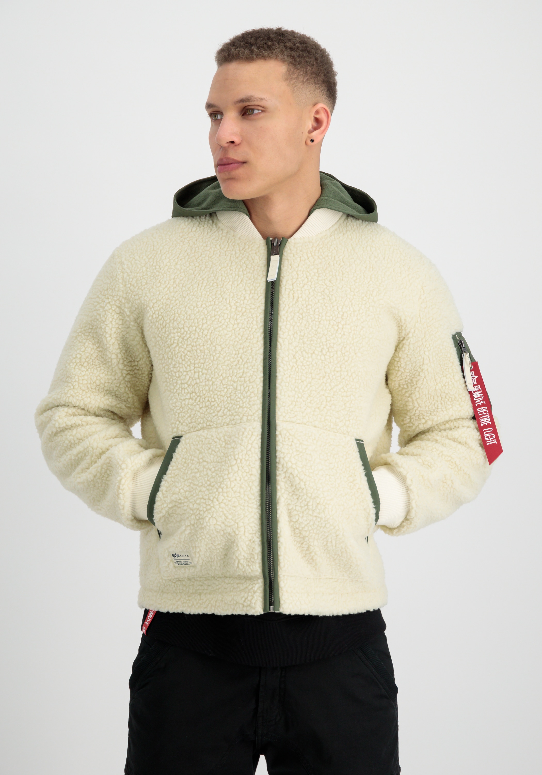 Alpha Industries Bomberjacke »Alpha Industries Men - Bomber Jackets Teddy Nylon ZH Jacket«