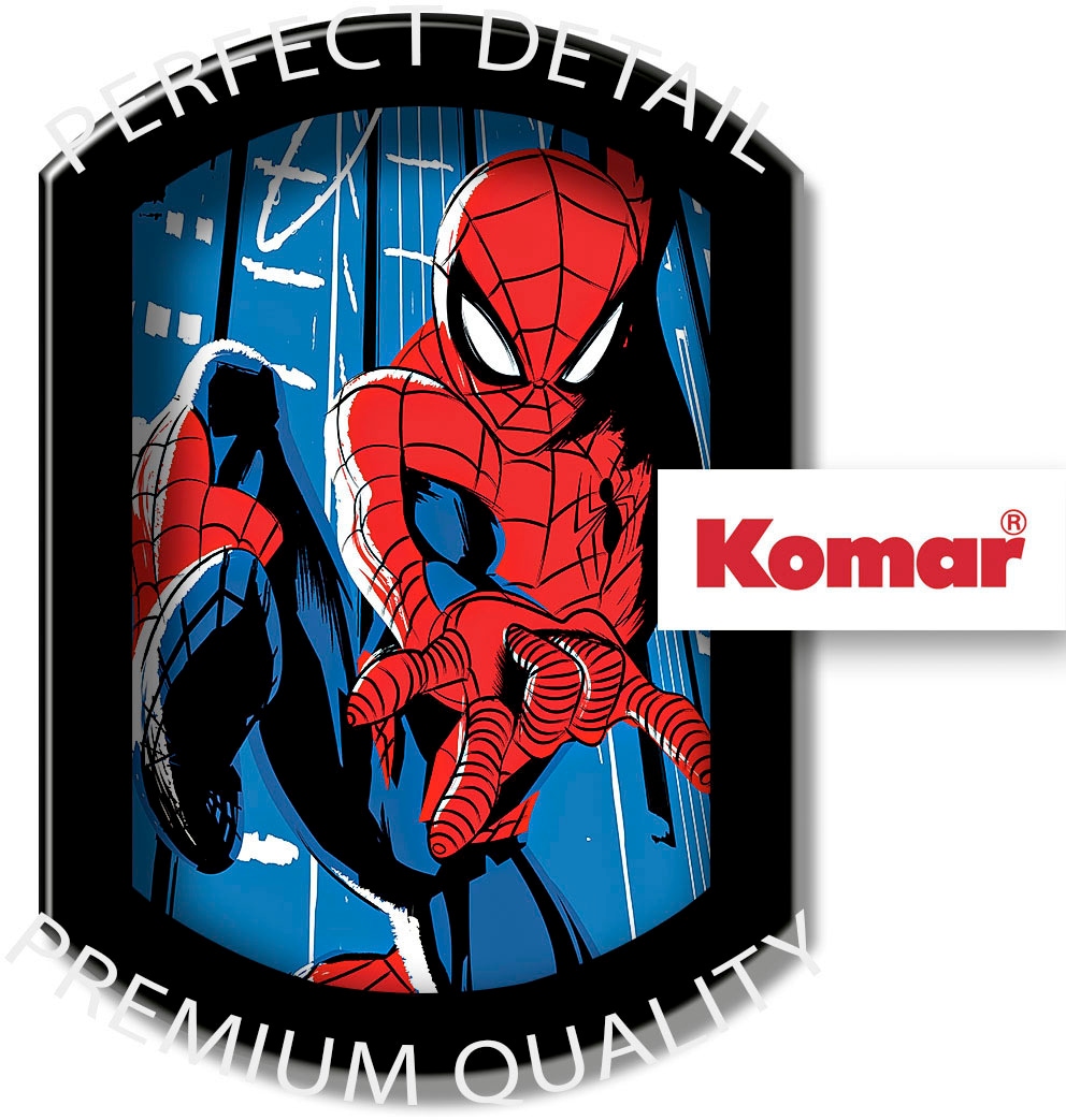 Komar Fototapete »Digitaldruck Vlies - Spider-Man Rooftop-Rockin‘ - Grösse 100 x 250 cm«, bedruckt, Kinderzimmer