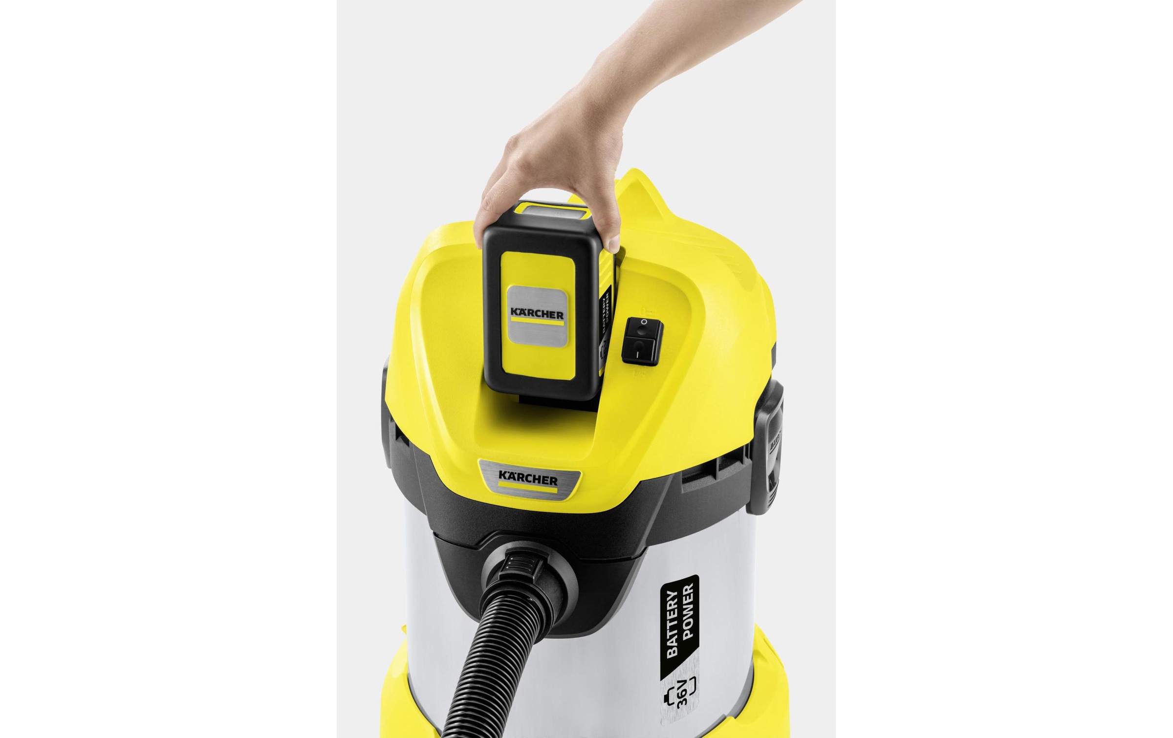 KÄRCHER Nass-Trocken-Akkusauger »WD 3 Battery Premium 36 V Solo«