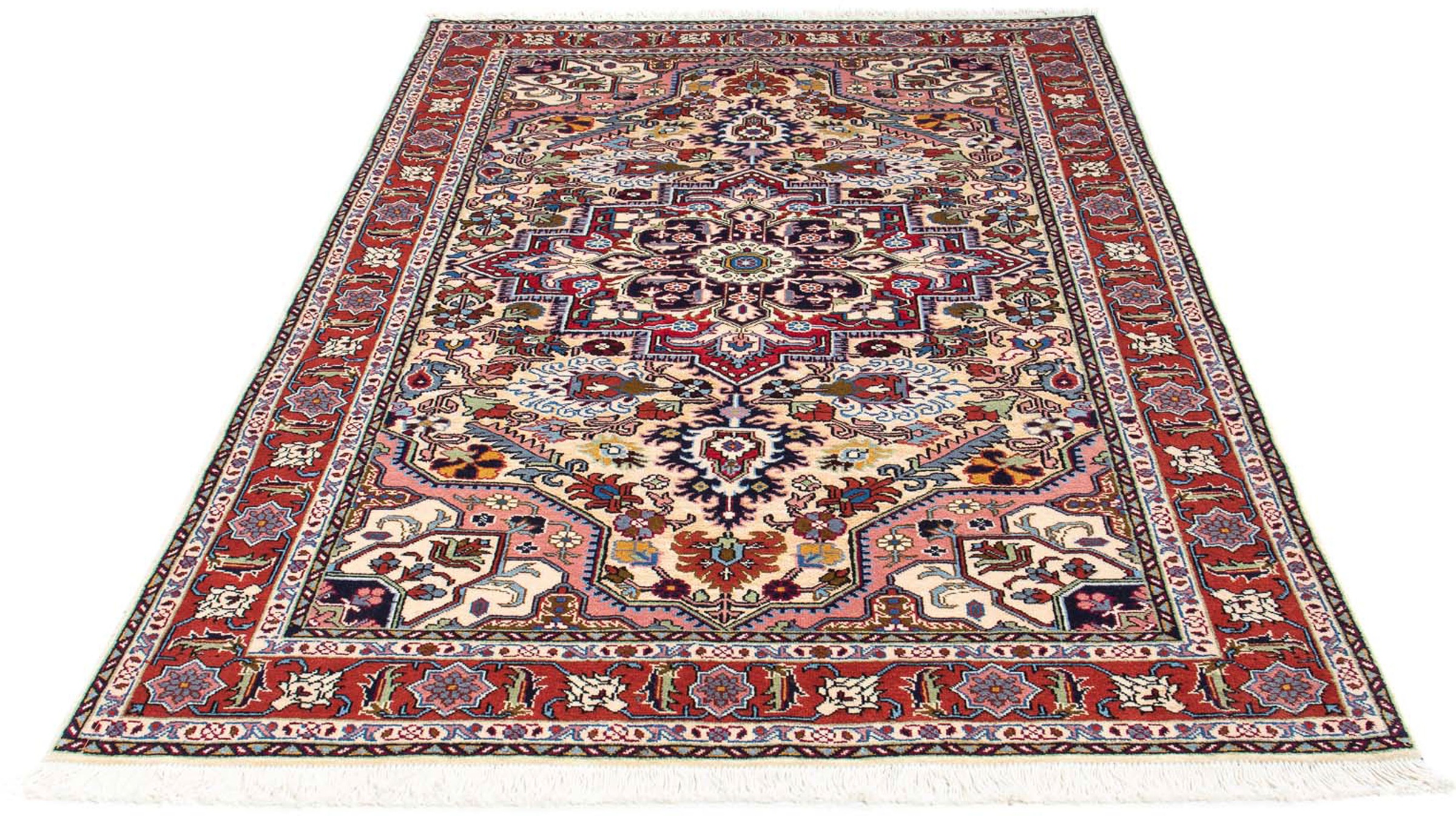 Image of morgenland Orientteppich »Perser - Nomadic - 206 x 138 cm - mehrfarbig«, rechteckig, 10 mm Höhe, Wohnzimmer, Handgeknüpft, Einzelstück mit Zertifikat bei Ackermann Versand Schweiz