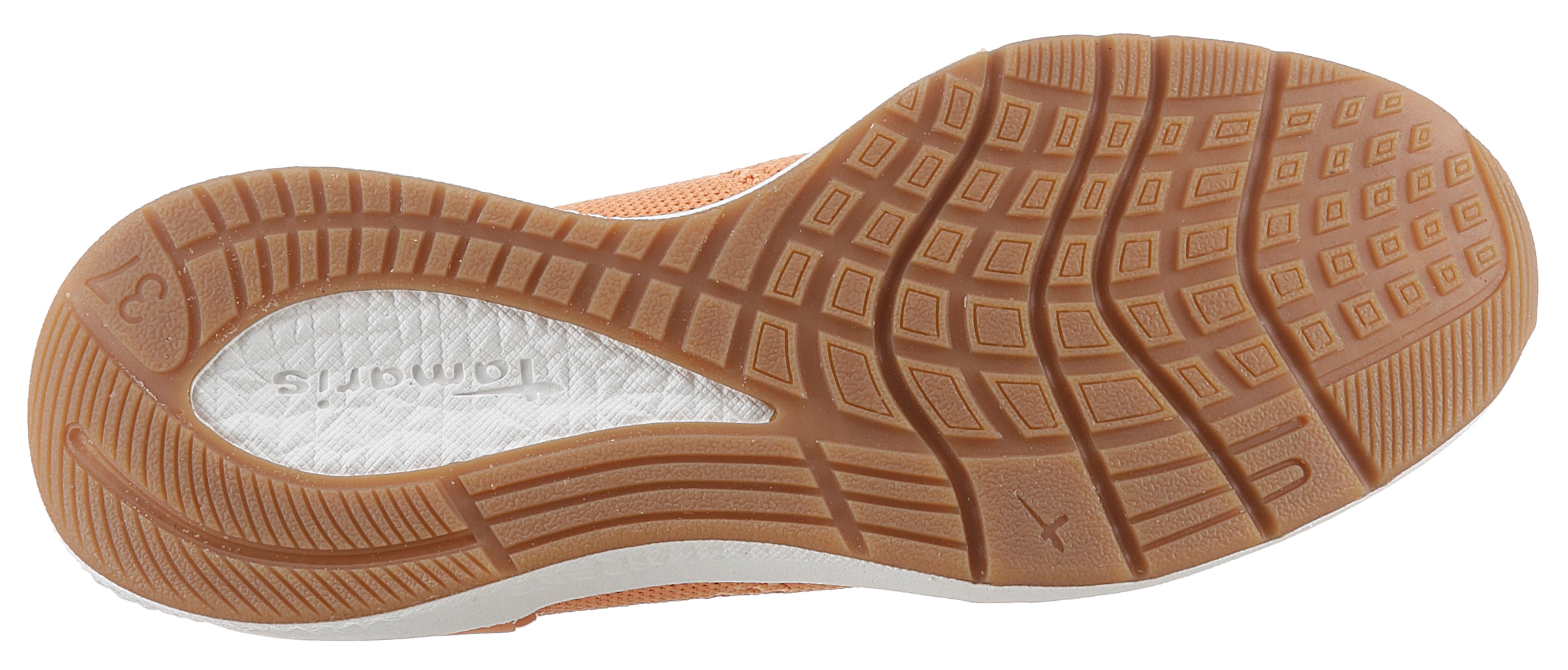 Tamaris Slip-On Sneaker, Freizeitschuh, Halbschuh, Schnürschuh mit aufgesetzer Zierschnürung