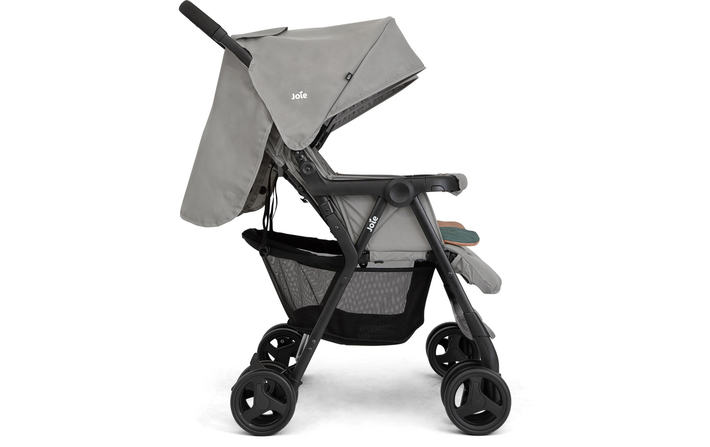 Joie Poussette pour frères et sœurs »Aire« 30 kilos Zwillingswagen inkl. Regenschutz
