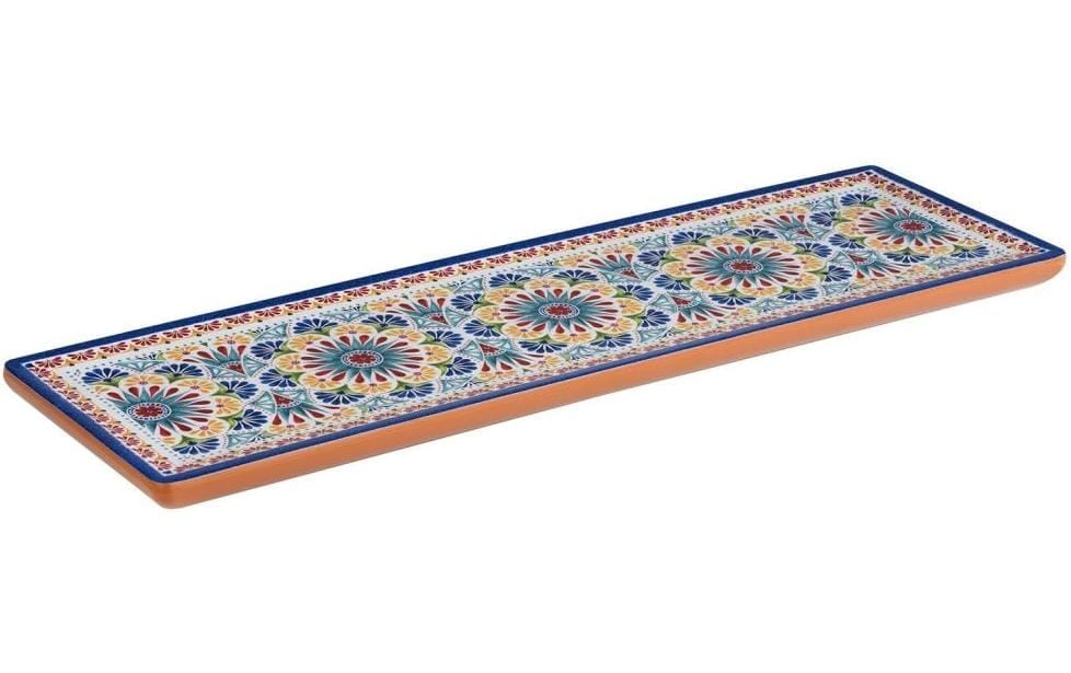 APS Plateau de service »Arabesque« Aspect terre cuite, compatible lave-vaisselle