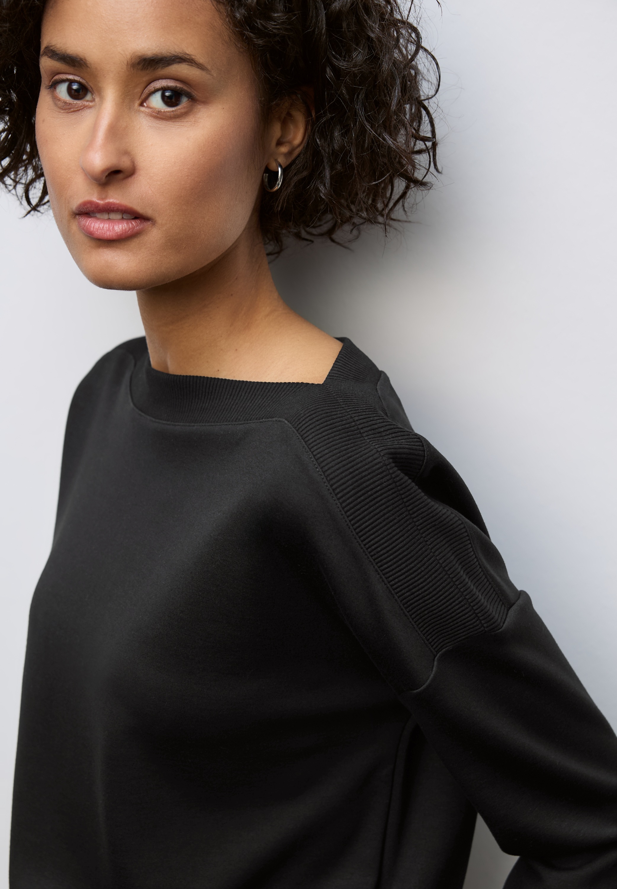 STREET ONE 3/4-Arm-Shirt, Strick-Shirt mit U-Boot-Ausschnitt