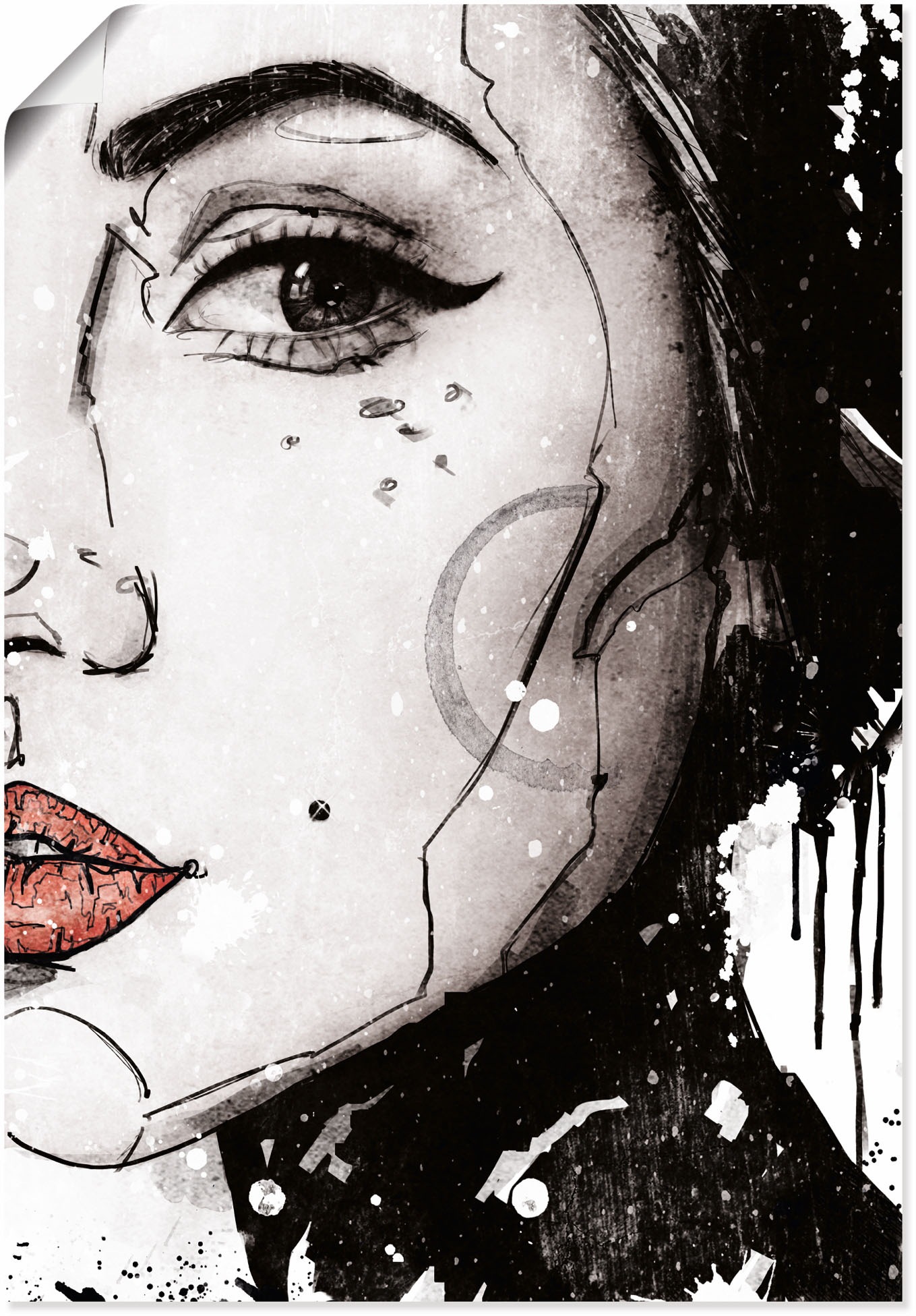 Image of Artland Wandbild »The Artist«, Portrait, (1 St.), in vielen Grössen & Produktarten - Alubild / Outdoorbild für den Aussenbereich, Leinwandbild, Poster, Wandaufkleber / Wandtattoo auch für Badezimmer geeignet bei Ackermann Versand Schweiz