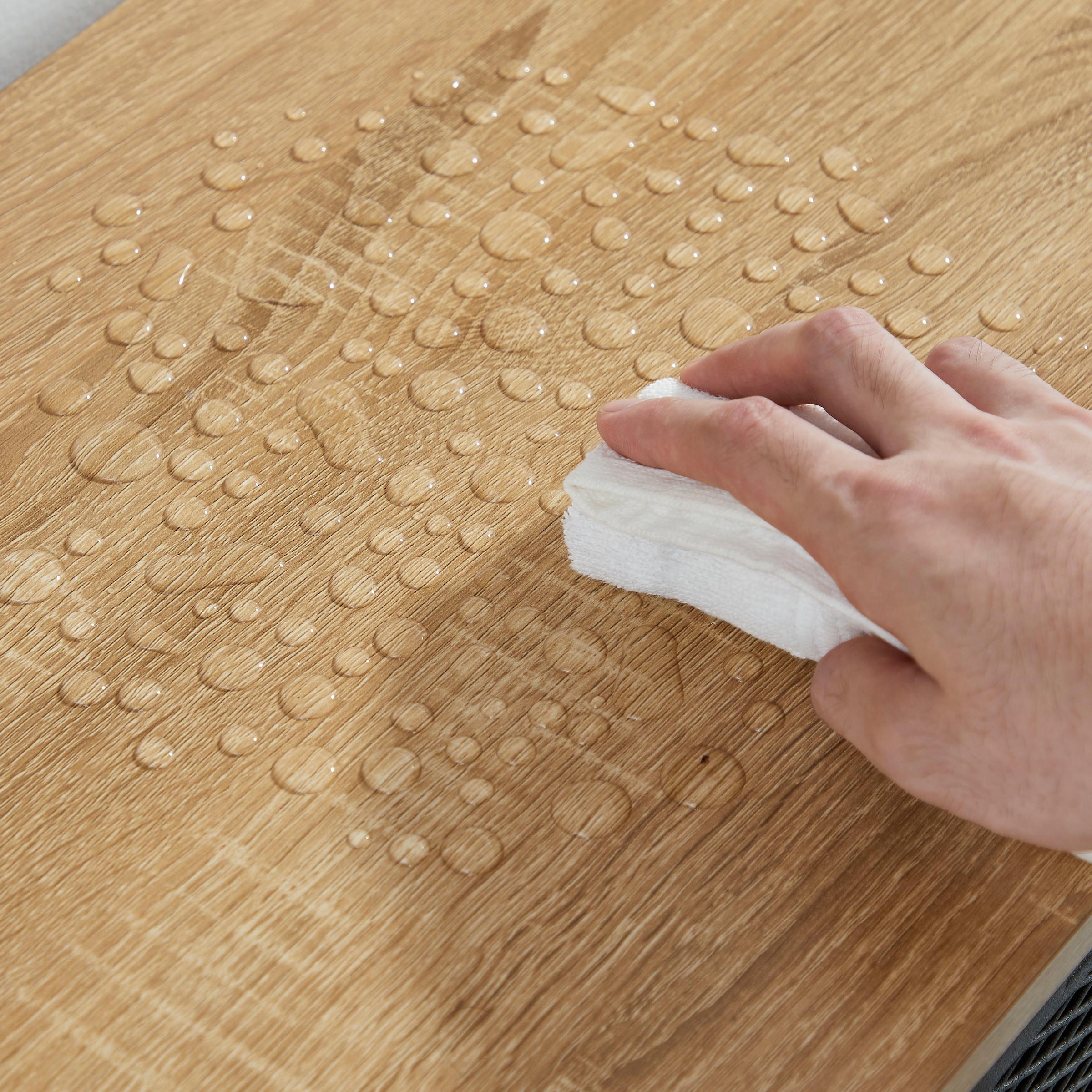 GOODproduct Tableau TV »Amance« mit natürlichen ABS-Kanten und langlebigem Metallgestell