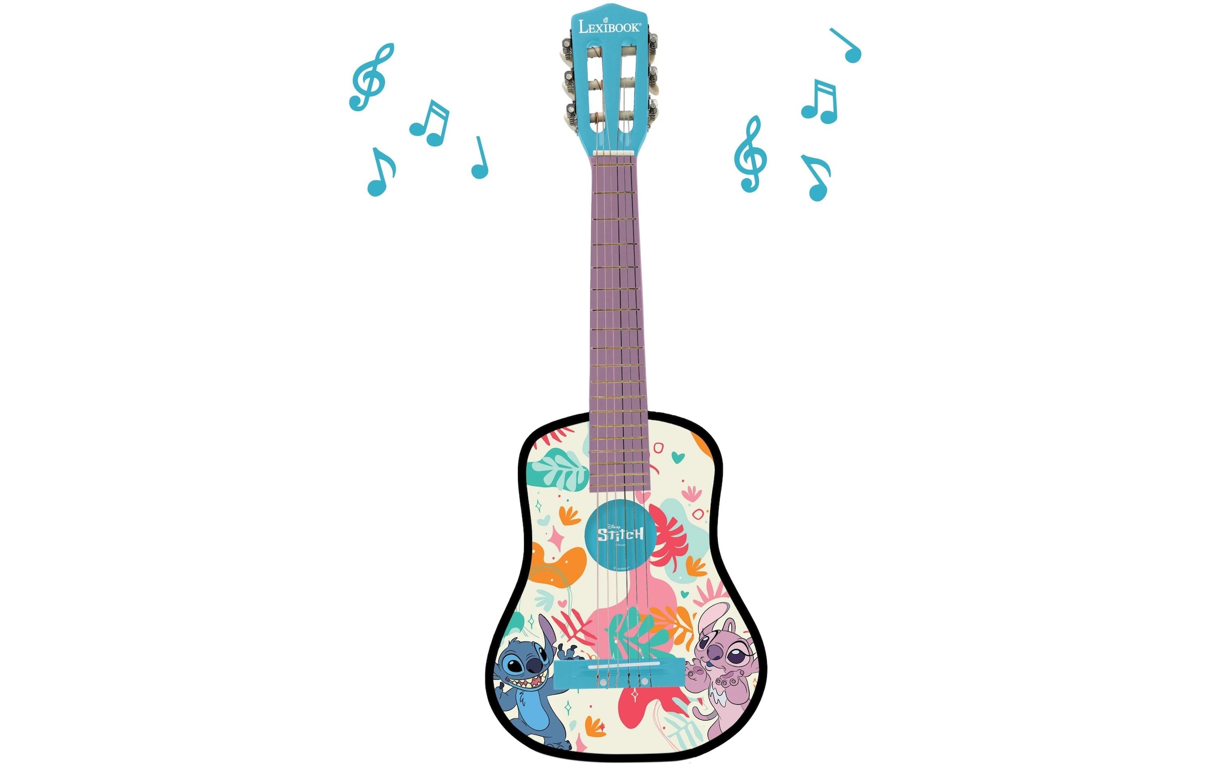 Lexibook® Jouet instrument de musique »Akustikgitarre Disney Stitch«