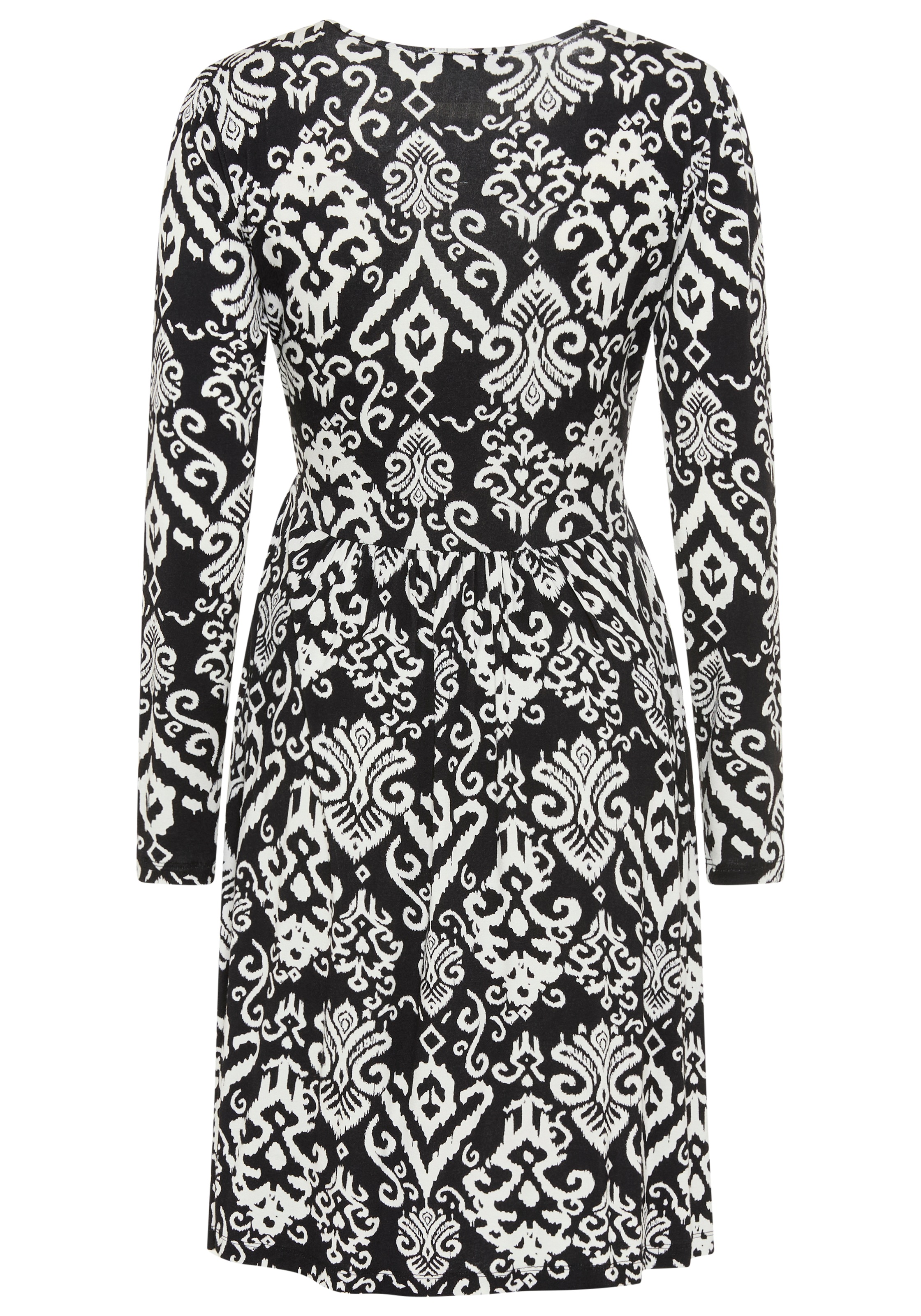 Neun Monate Robe de maternité », Für Schwangerschaft und Stillzeit« , Stillkleid in fliessender Form und mit Punktemuster