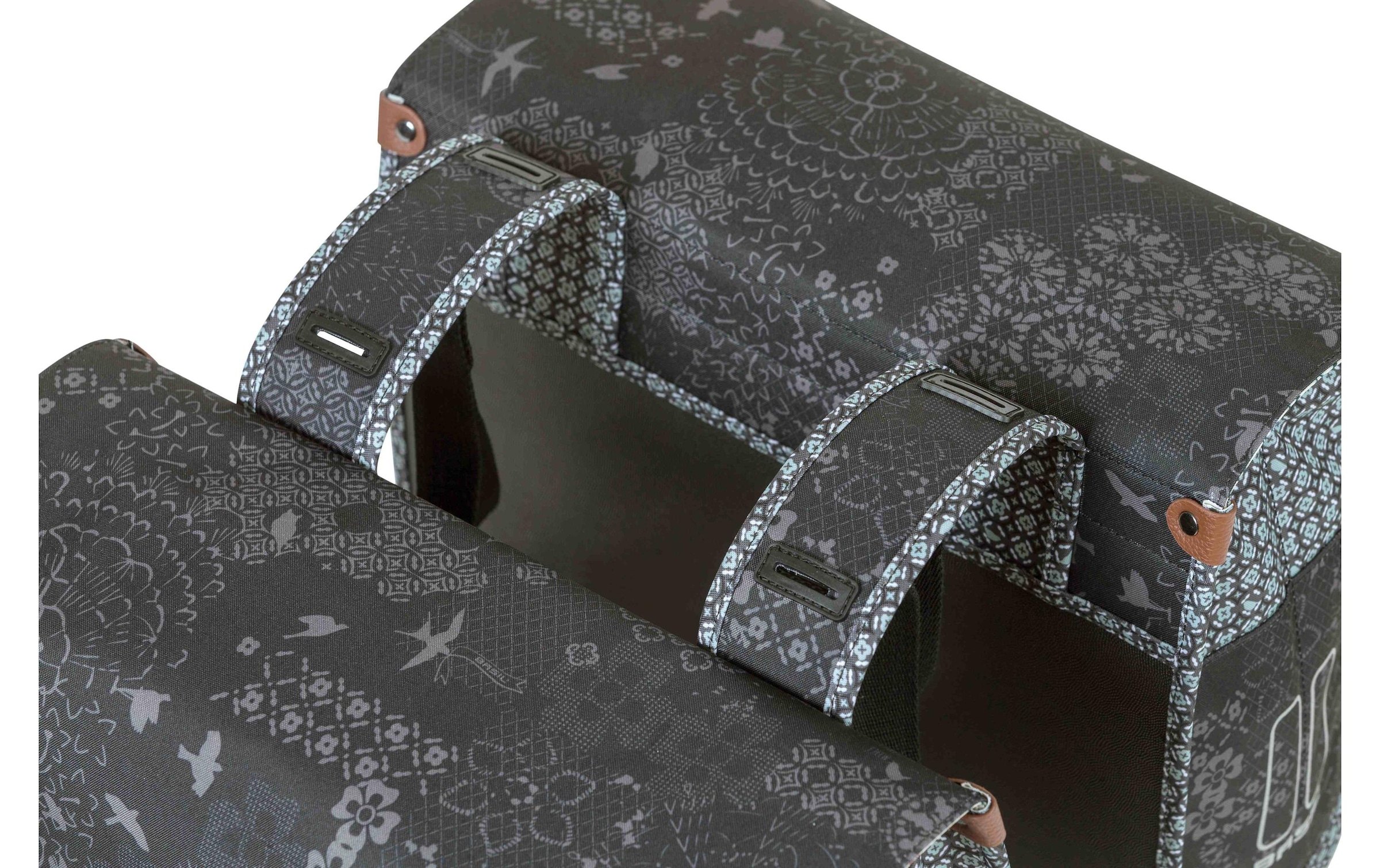 Basil Gepäckträgertasche »BASIL BOHEME DOUBLE BAG, schwarz«