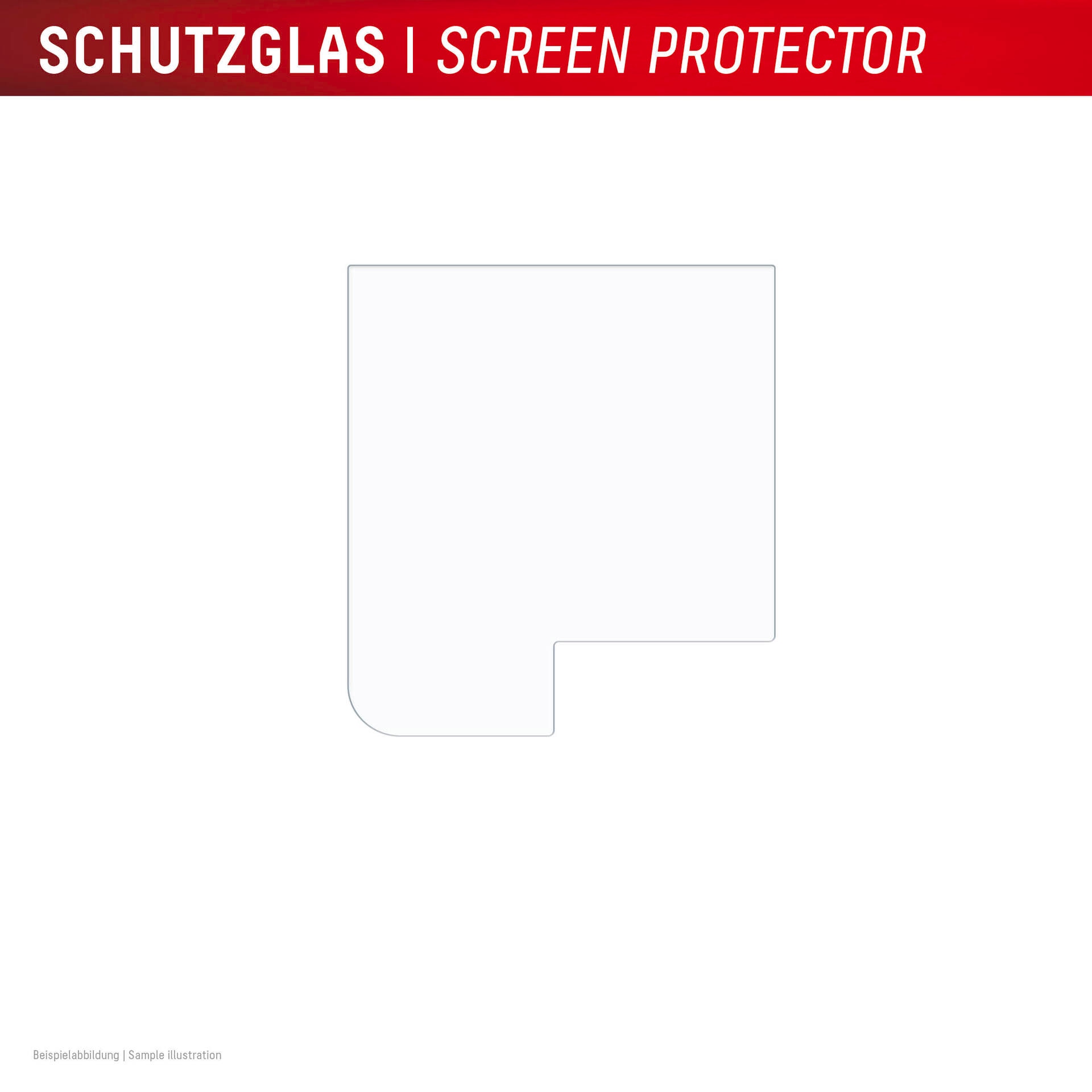 Displex Displayschutzglas »Smart Glass«, Displayschutzfolie, Schutzfolie, Bildschirmschutz, kratz- & stossfest