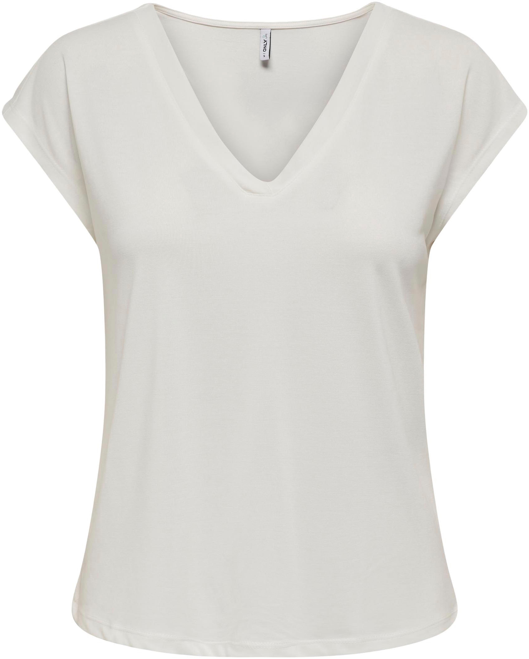 ONLY T-shirt en V »ONLFREE S/S MOD.V-NECK TOP JRS NOOS«