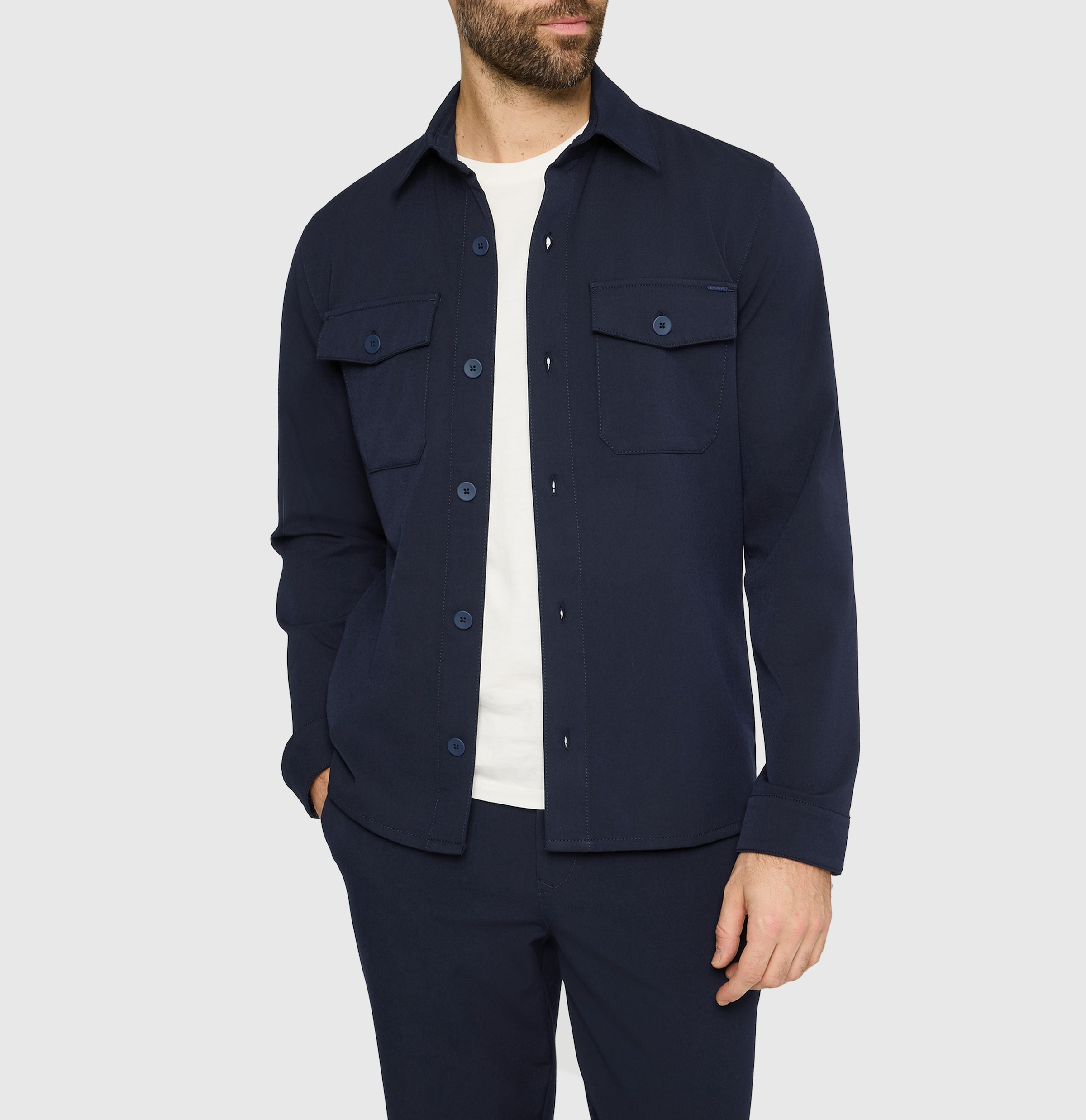 MAC Chemise d'extérieur »Overshirt« Over-Size- Look