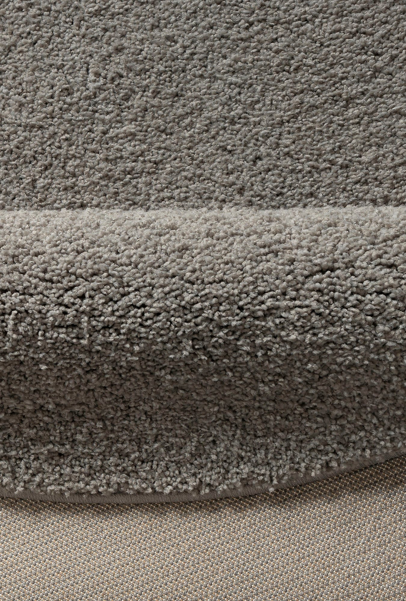my home Hochflor-Teppich »Vince«, rund, 31 mm Höhe, besonders weich durch Mikrofaser, extra flauschig