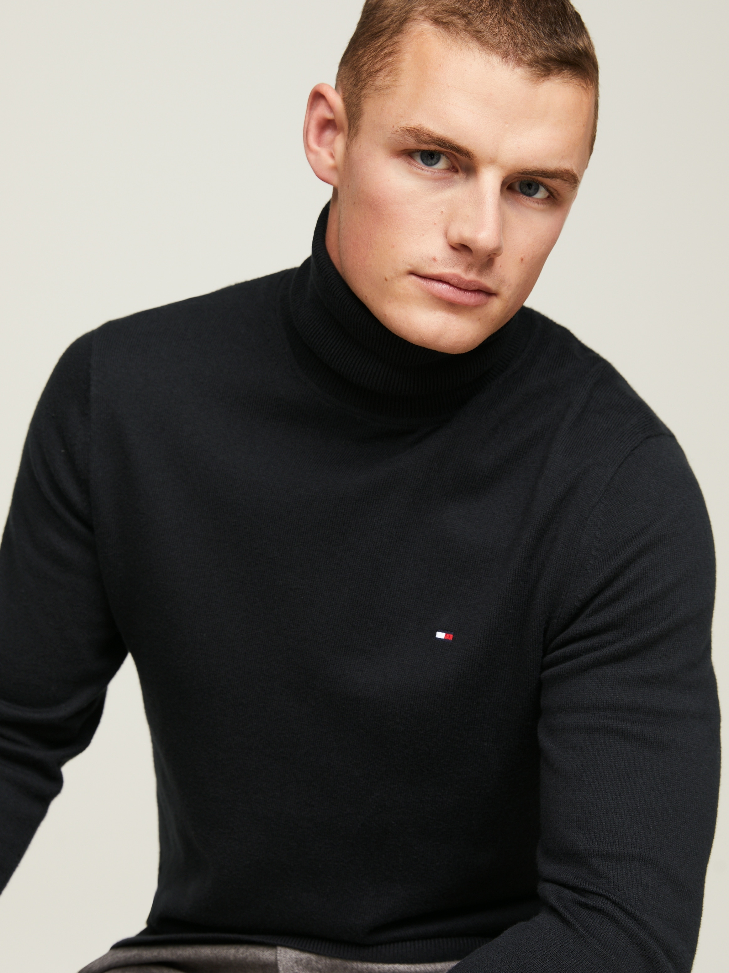 Image of Tommy Hilfiger Rollkragenpullover "PIMA ORG CTN CASHMERE ROLL NECK"