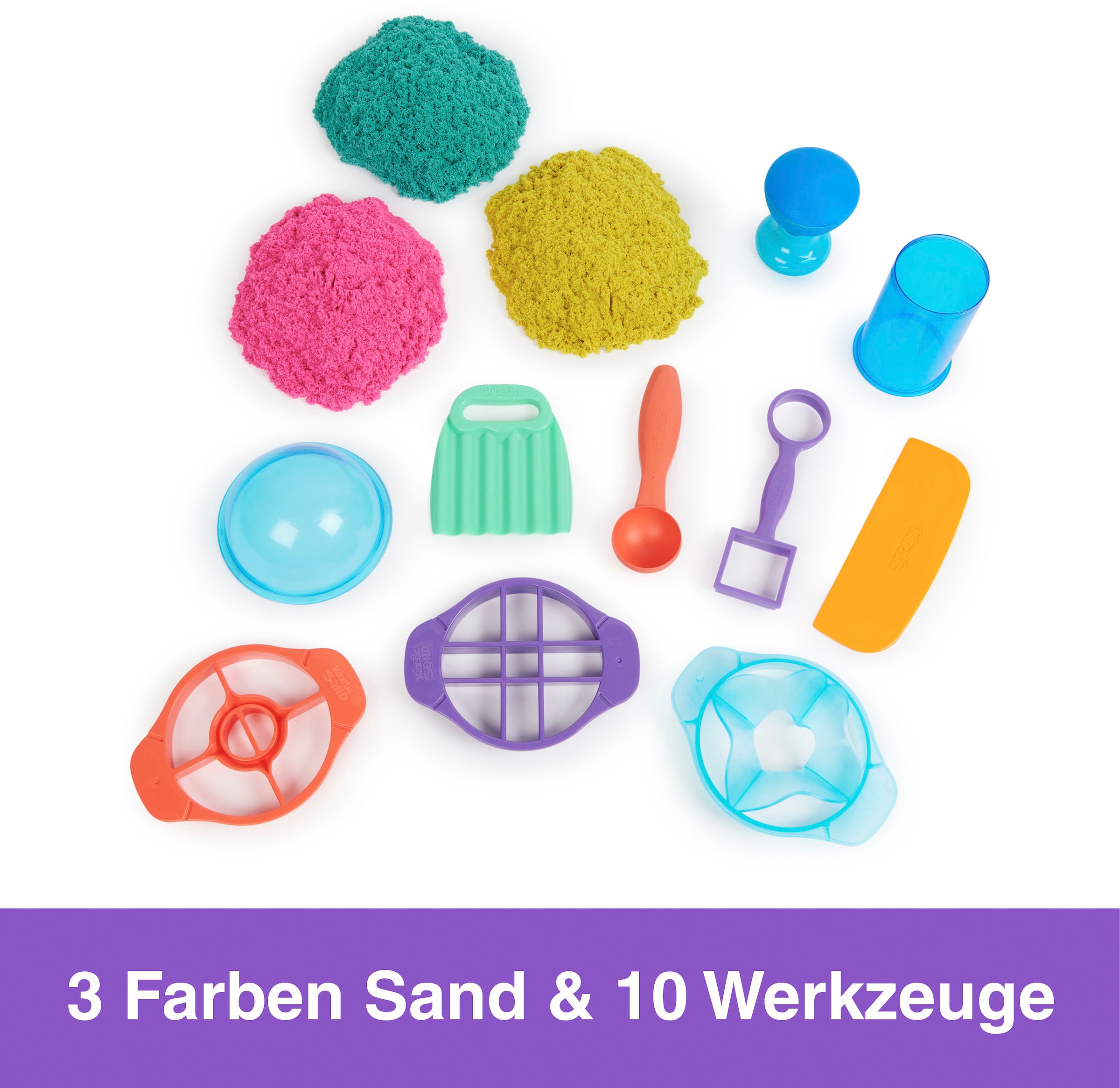 Spin Master Kreativset »Kinetic Sand - Ultimate Sandisfying Set 907g«