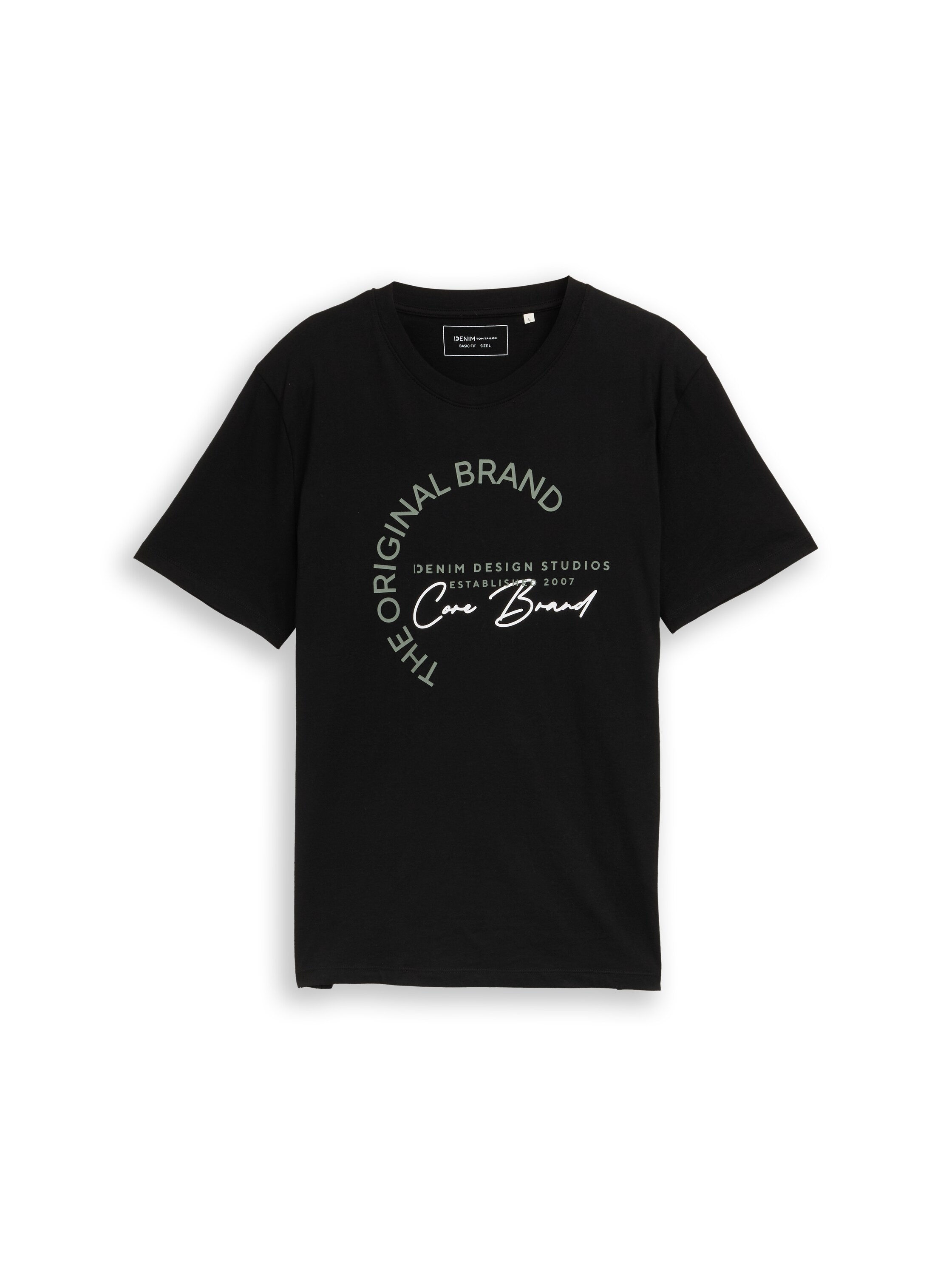 TOM TAILOR Denim T-shirt à manches courtes mit Logo-Print