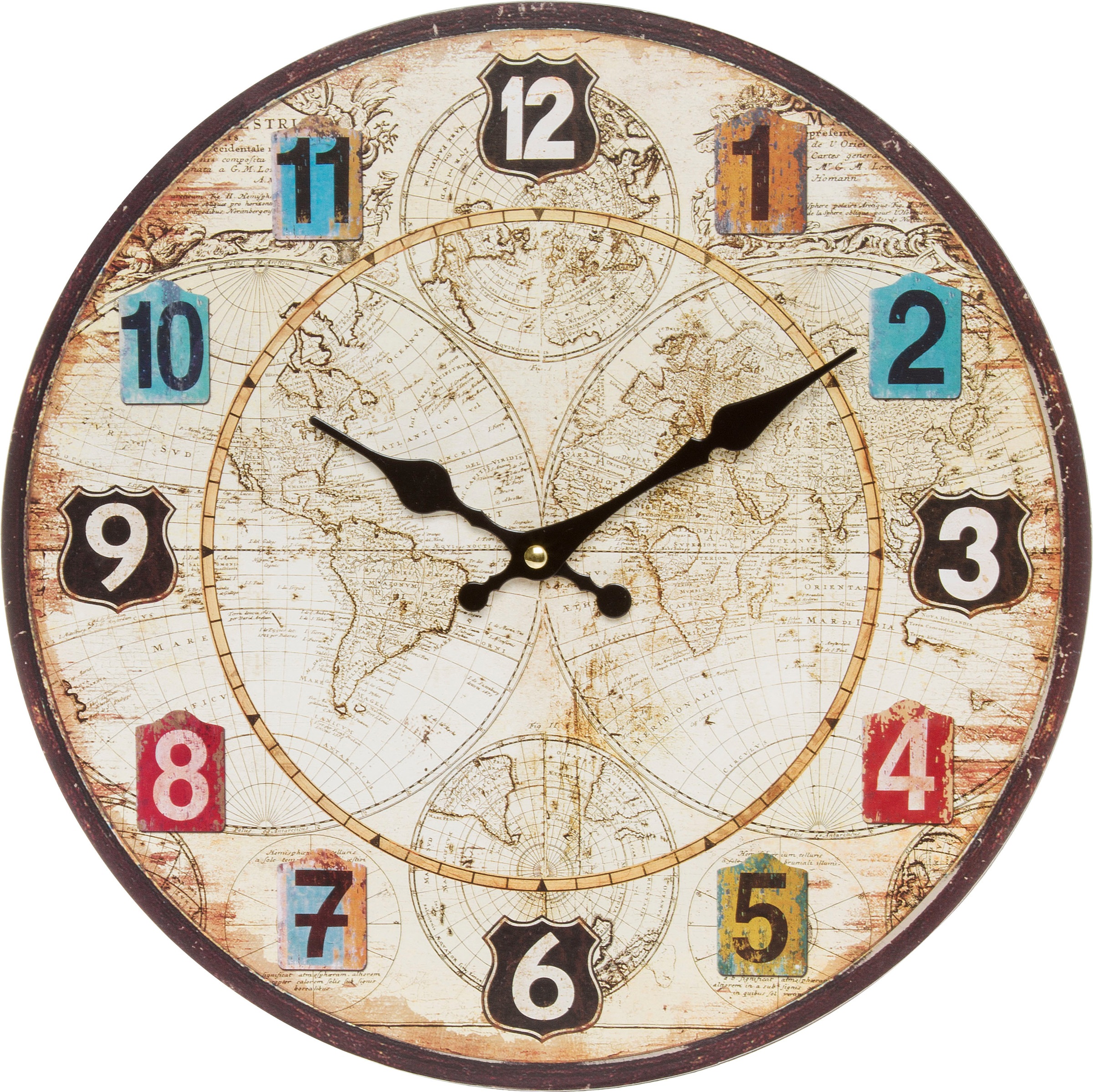 Image of Myflair Möbel & Accessoires Wanduhr »"Welmer"«, rund, dekorativ in Küche & Wohnzimmer bei Ackermann Versand Schweiz