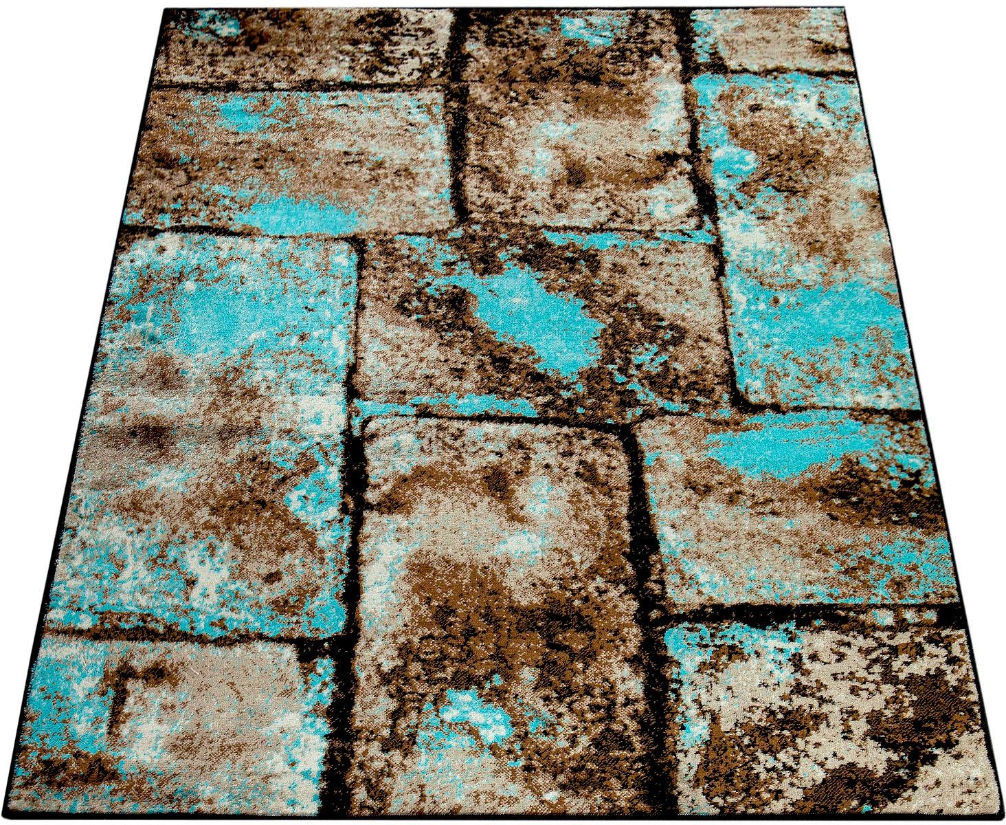 Image of Paco Home Teppich »Metro 158«, rechteckig, 13 mm Höhe, Kurzflor, Wohnzimmer bei Ackermann Versand Schweiz