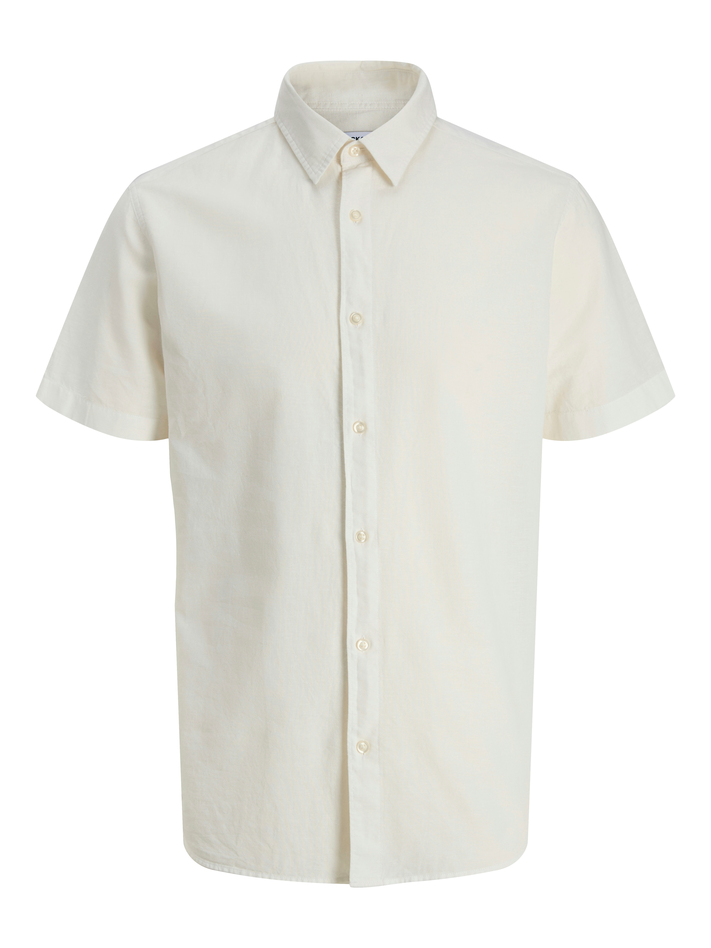 Jack & Jones Kurzarmhemd »JJEBREEZE LINEN BLEND SHIRT S/S SN« mit Leinen