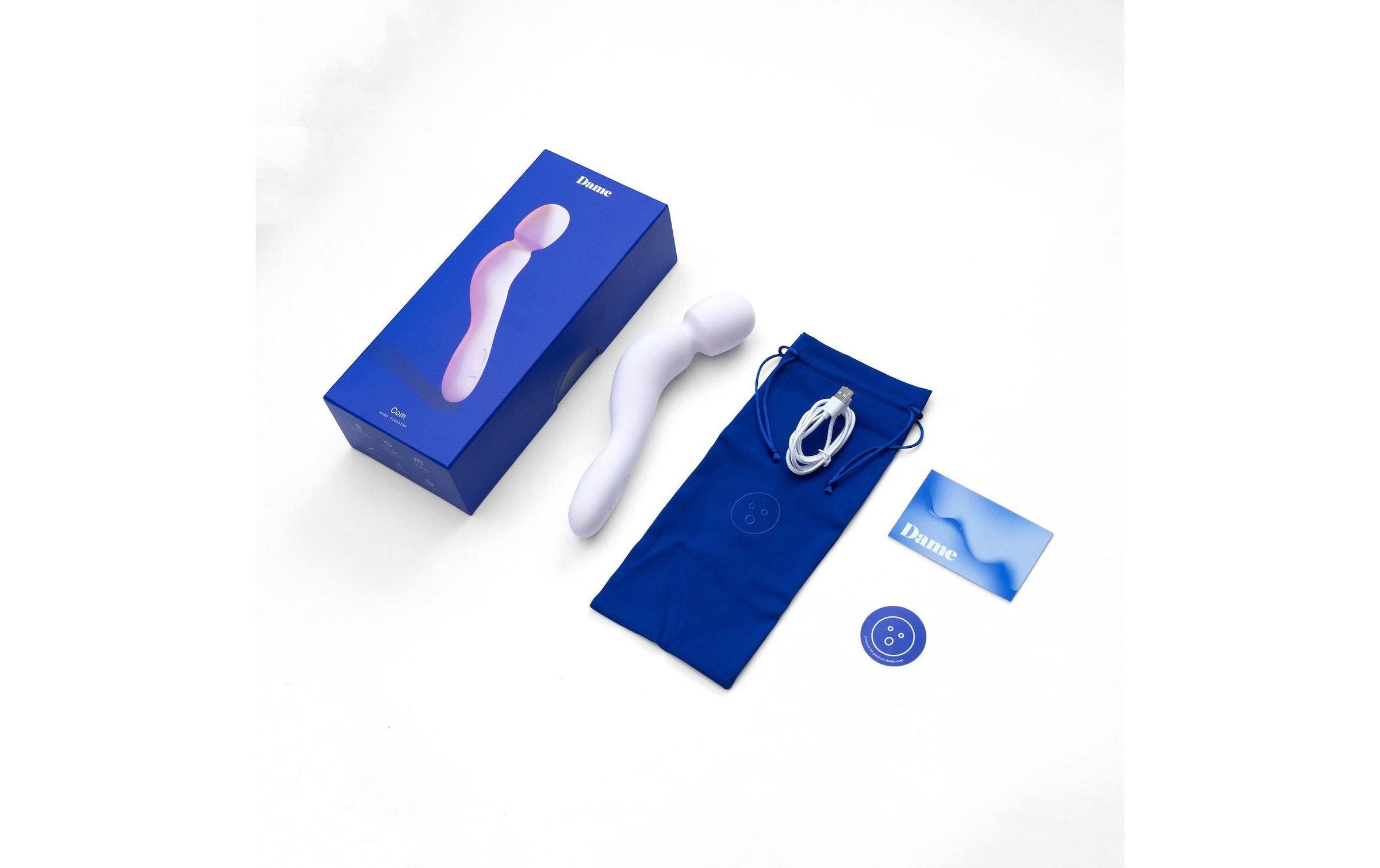   Vibrator »Dame Com Wand Quarz« Hochwertiges Sextoy