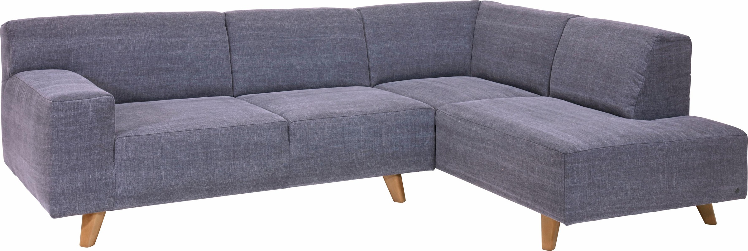 Image of TOM TAILOR Ecksofa »NORDIC PURE«, mit Ottomane, im Retrolook, Füsse Buche natur bei Ackermann Versand Schweiz