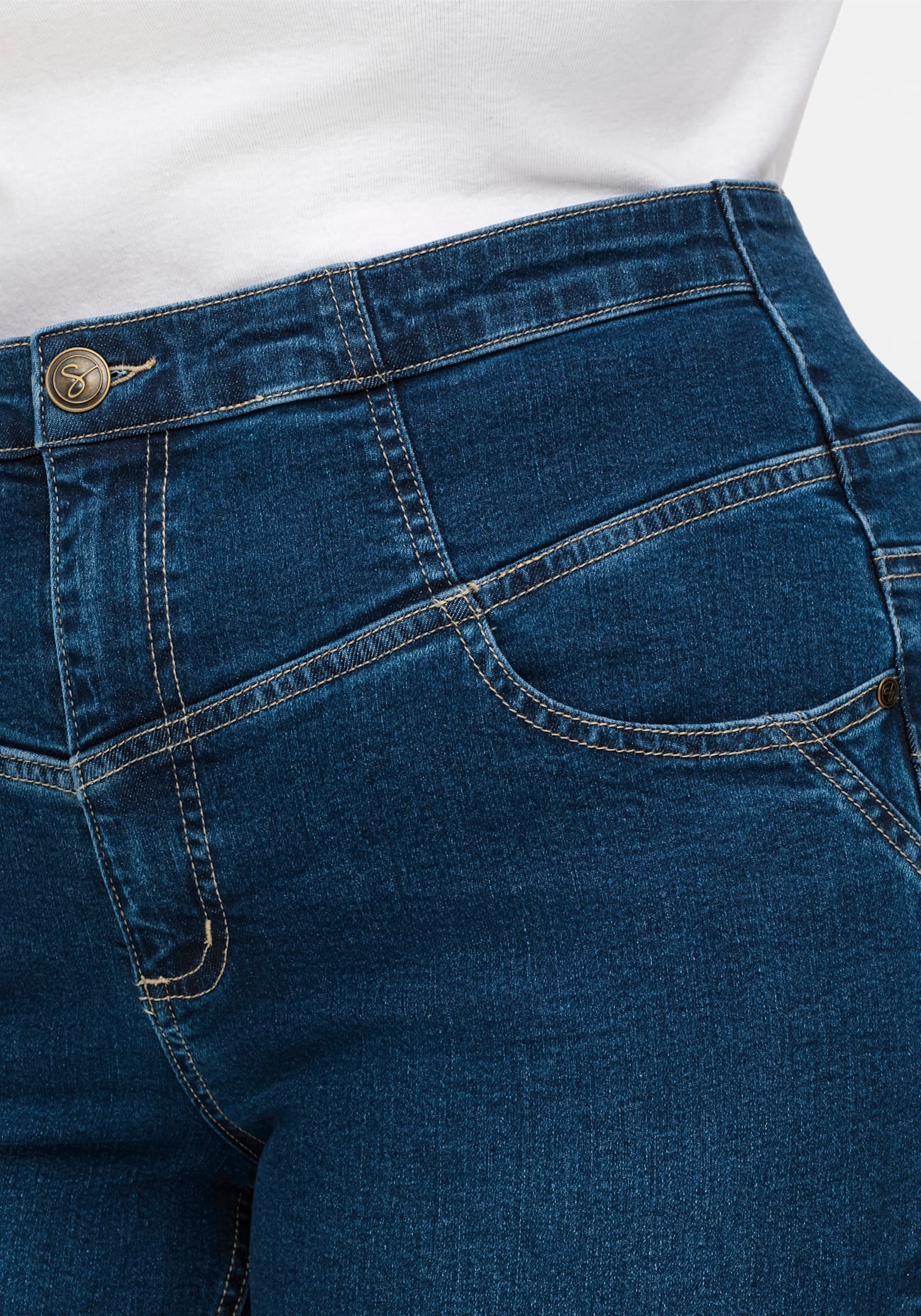 Sheego Stretch-Jeans, (1 tlg.)