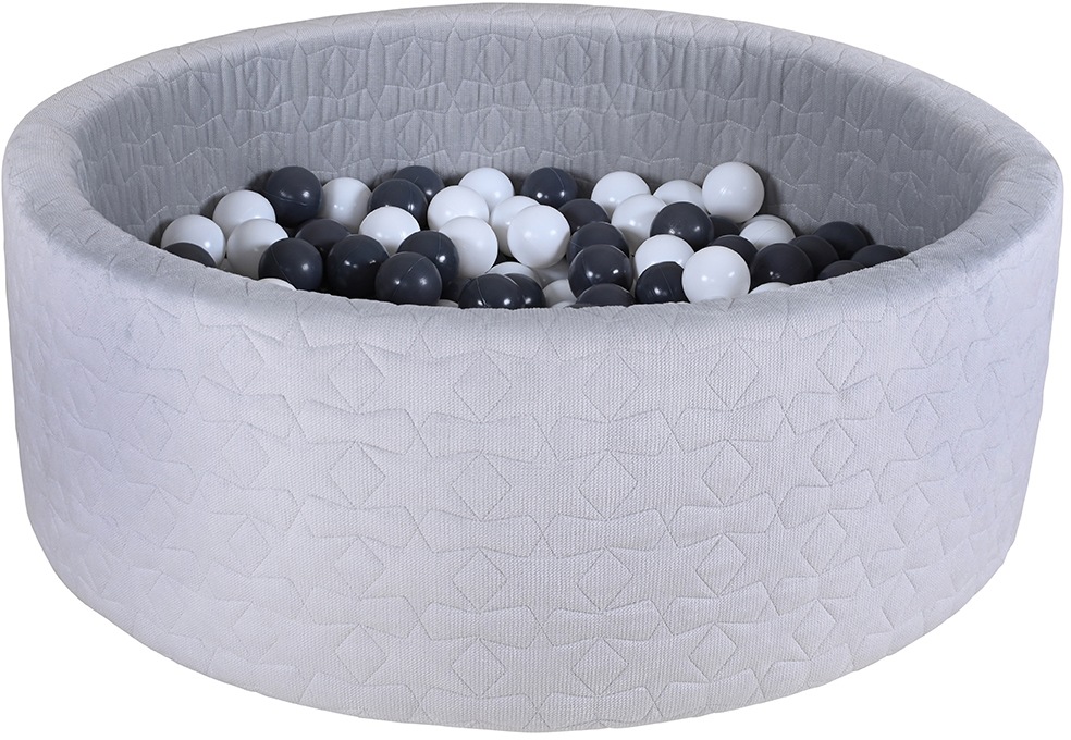 Image of Knorrtoys® Bällebad »Cosy, Geo Grey«, mit 300 Bällen Grey/creme; Made in Europe bei Ackermann Versand Schweiz