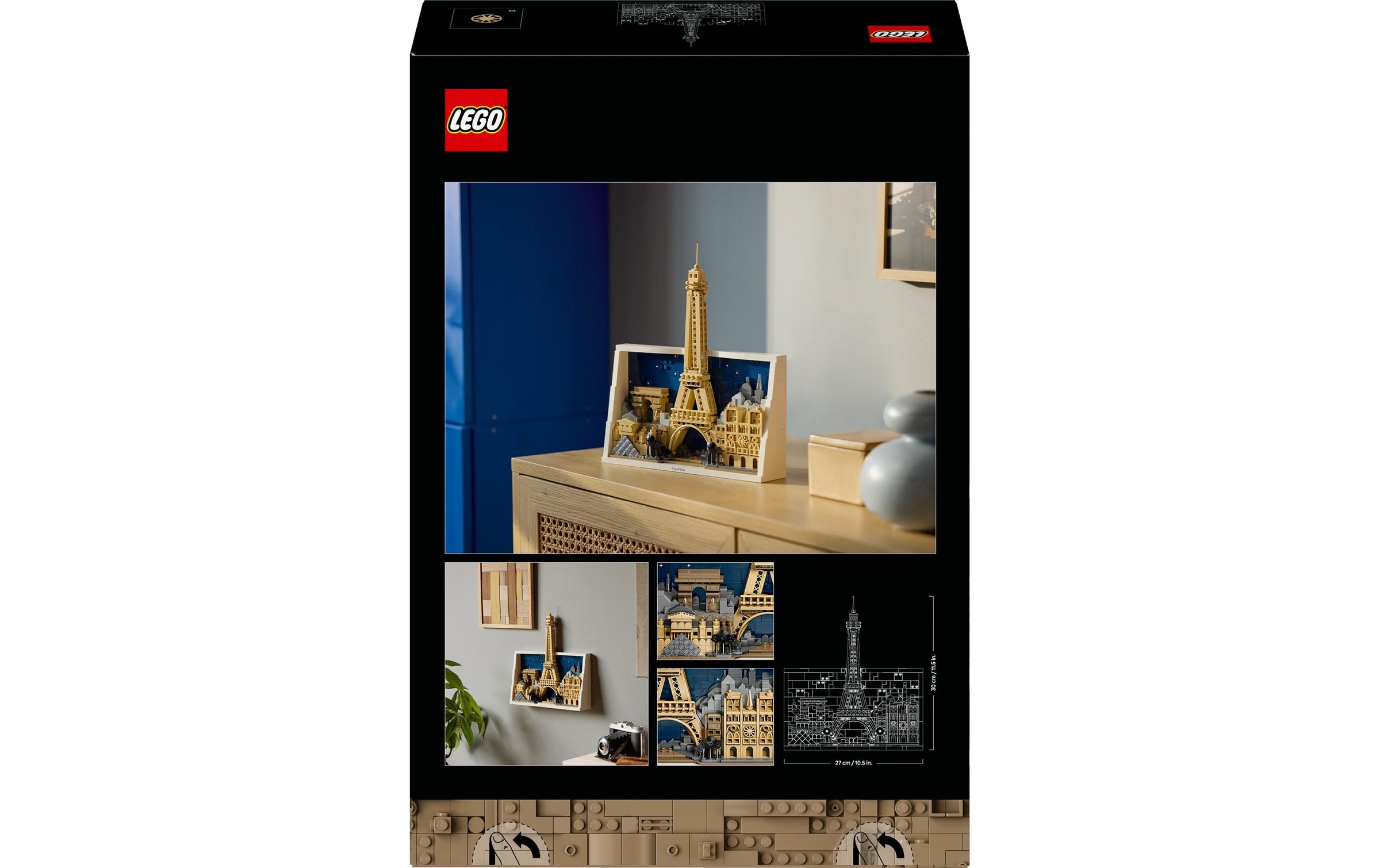 LEGO® Konstruktionsspielsteine »Architecture Paris – Stadt der Liebe 21064«