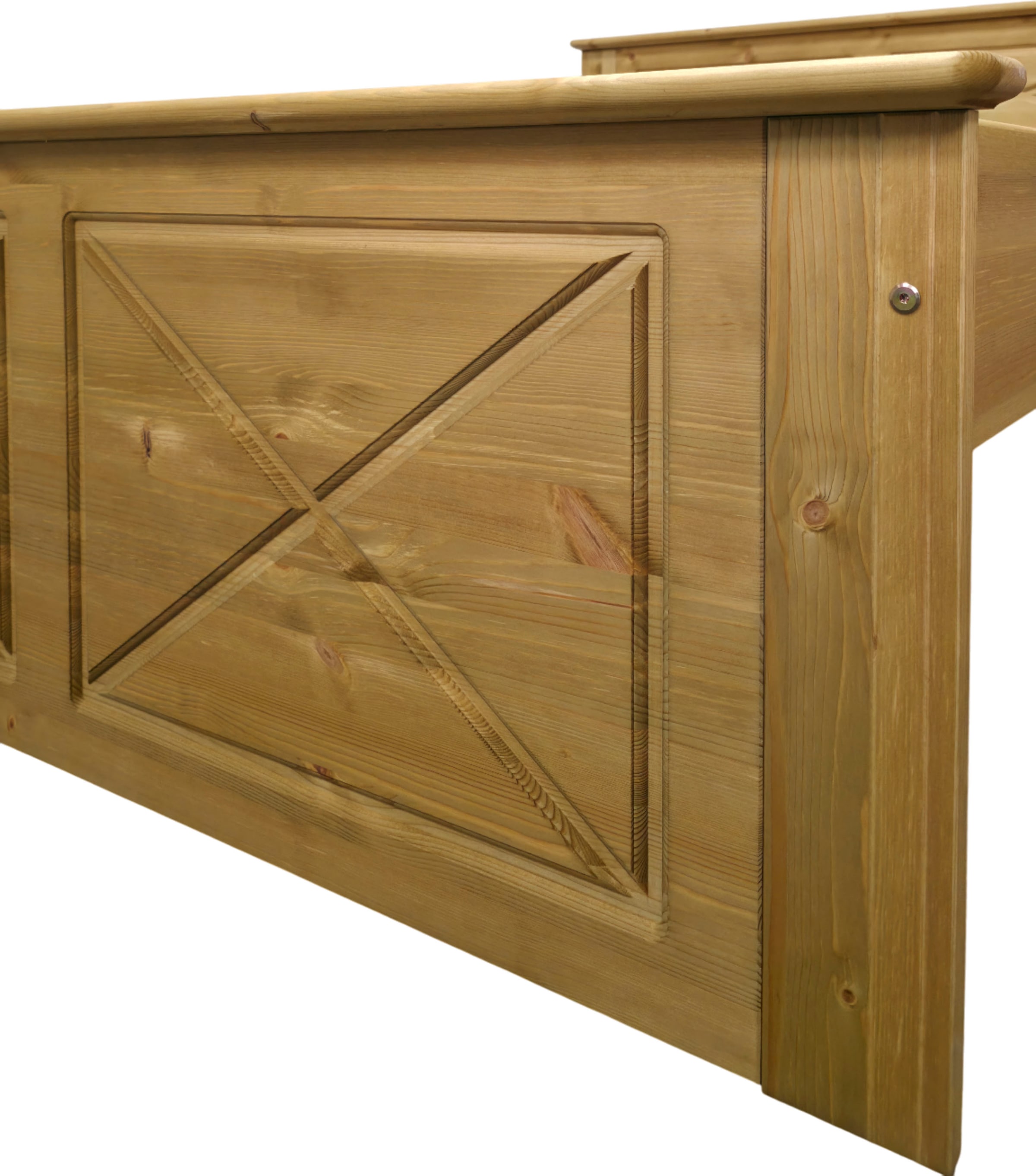 GOODproduct Bett »Hugo, Massivholzbett, FSC® zertifiziertes Massivholz« B/T/H: 153/208/84 cm,  aus massiver Kiefer, ohne Lattenrost,140x200 cm, Bettkasten optional