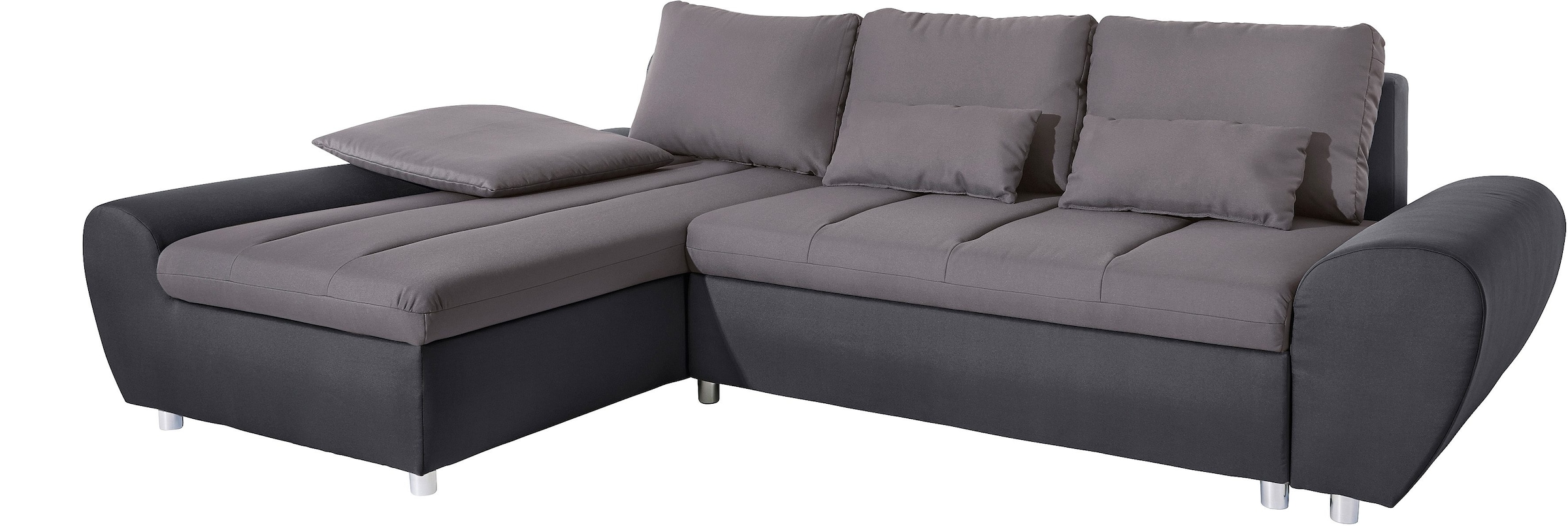 sit&more Ecksofa »Bandos L-Form«, in 2 unterschiedlichen Grössen, wahlweise mit Bettfunktion