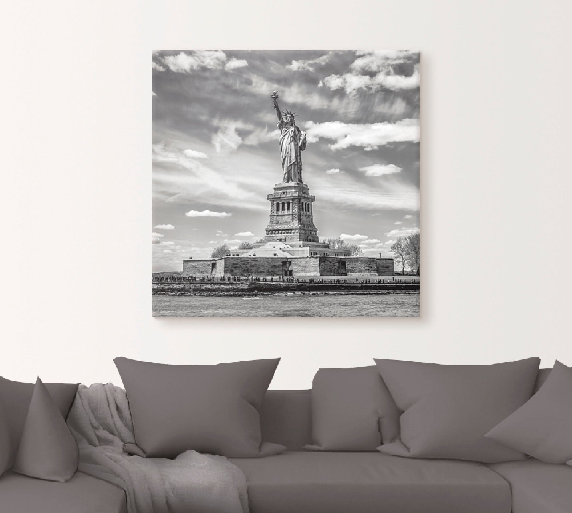 Artland Wandbild »New York City Freiheitsstatue«, Amerika, (1 St.), als  Alubild, Leinwandbild, Wandaufkleber oder Poster in versch. Grössen kaufen